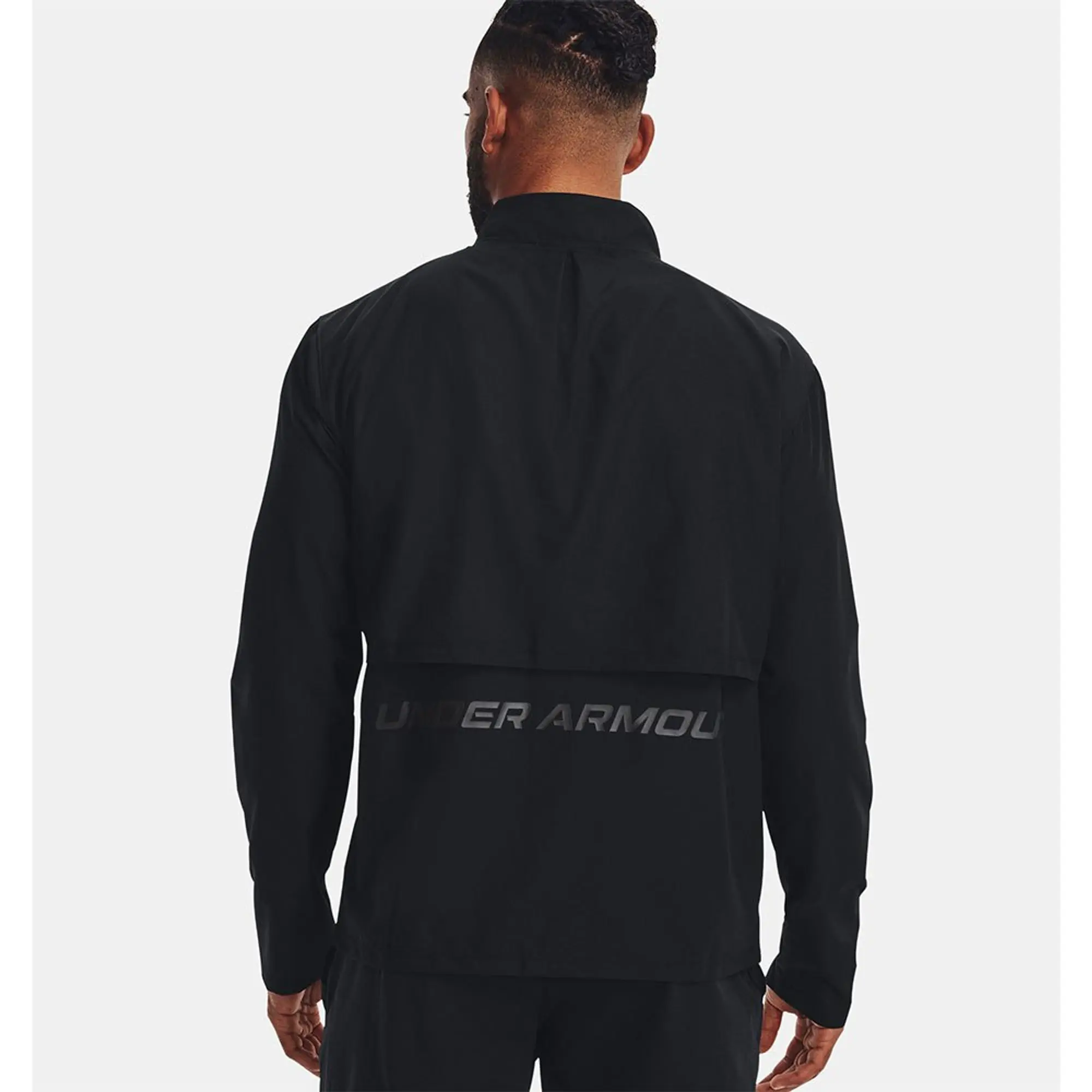 Men's  Under Armour  Launch Jacket Black / Jet Gray / Reflective XXL