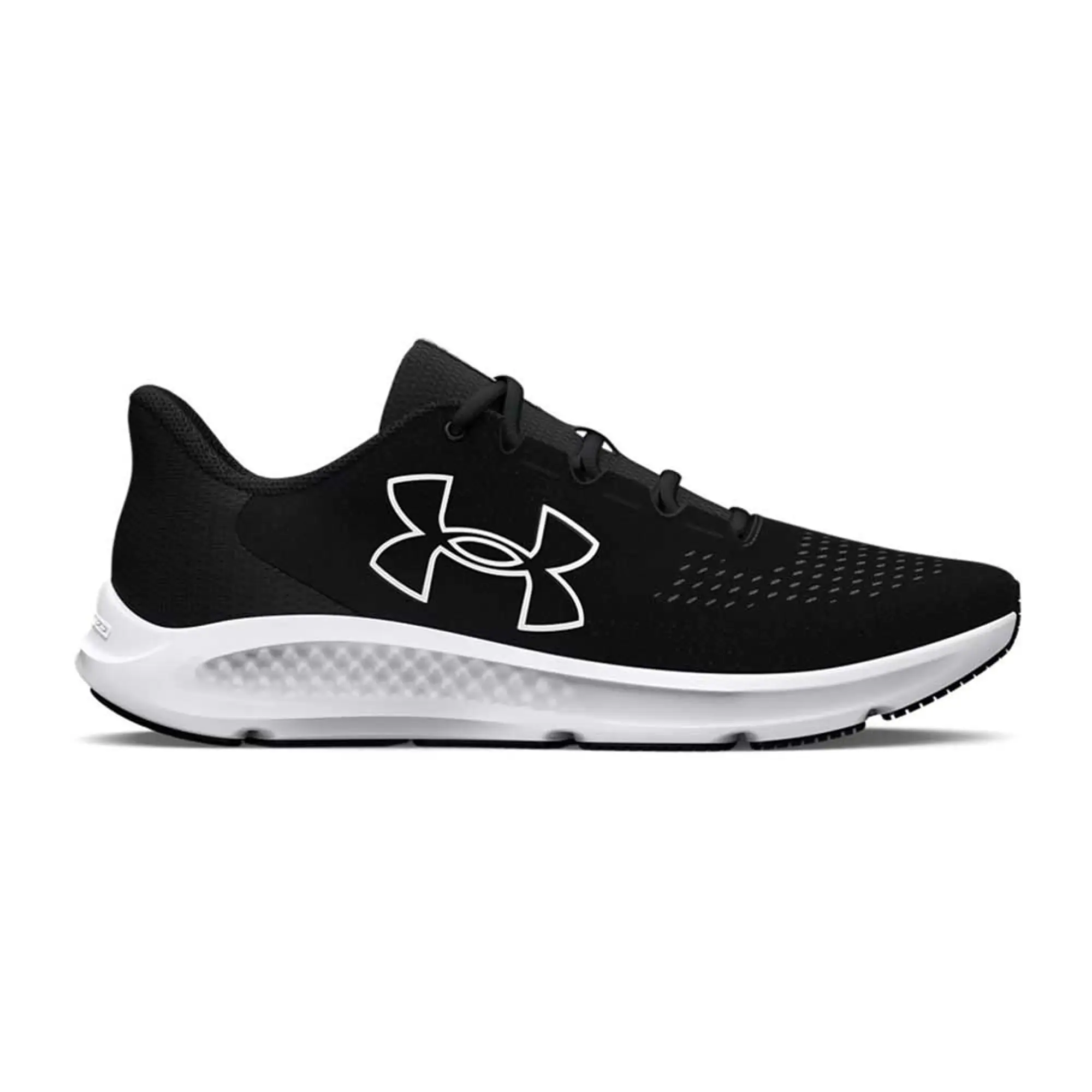 Under Armour Charged Pursuit 3 Big Logo Running Shoes Mens - Black ...