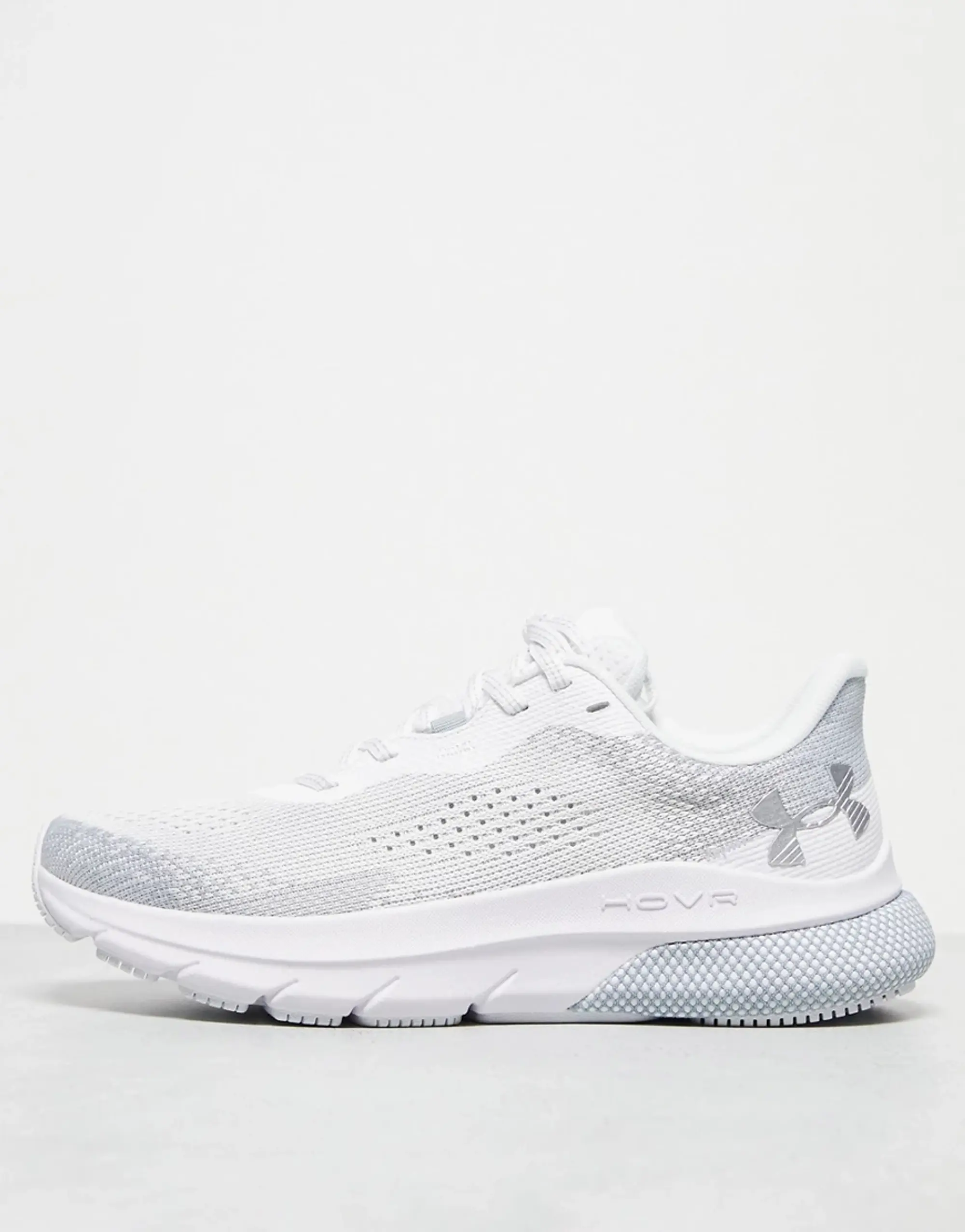 Women's  Under Armour  HOVR™ Turbulence 2 Running Shoes White / White / Metallic Silver 8