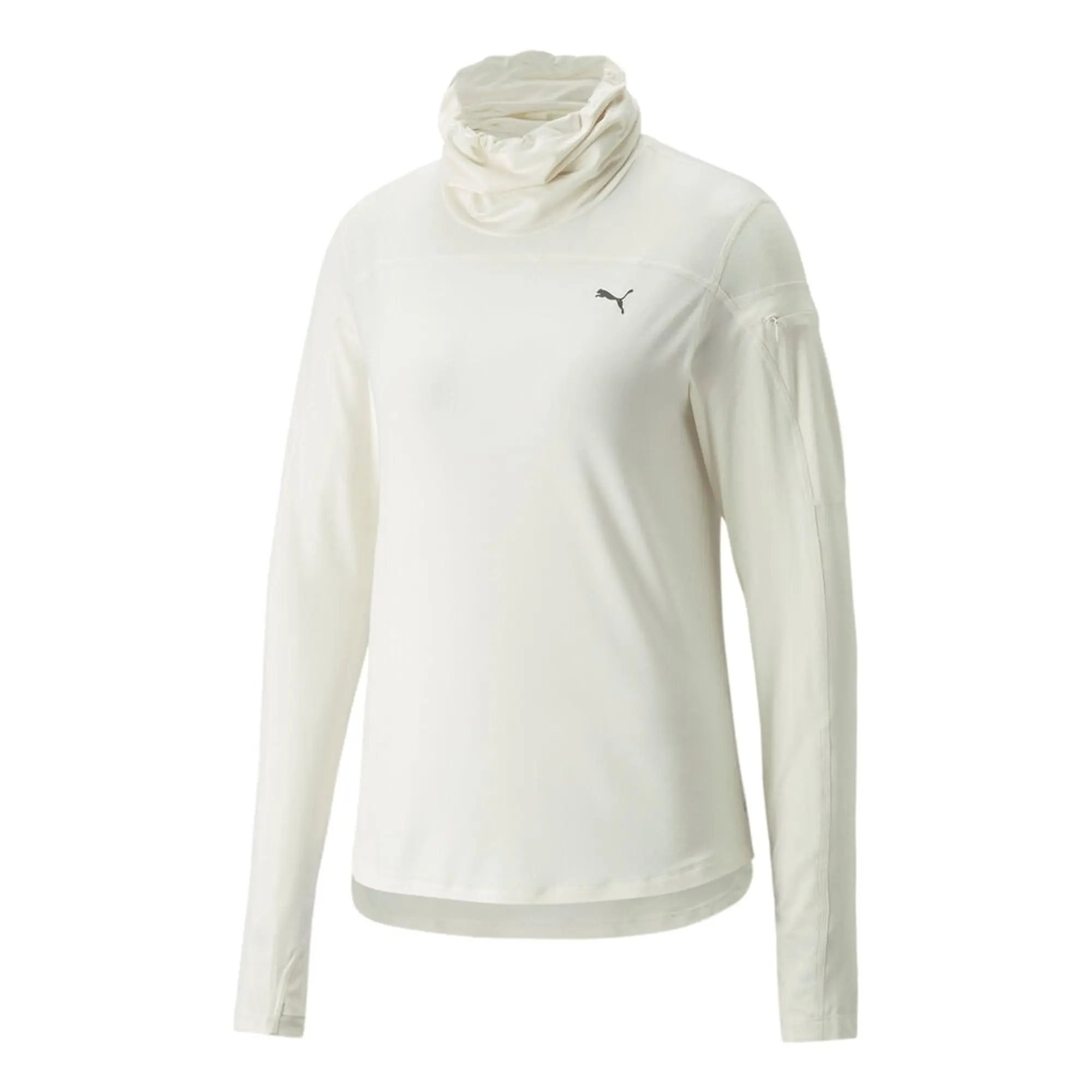 Puma Cloud High Neck Top Womens - White