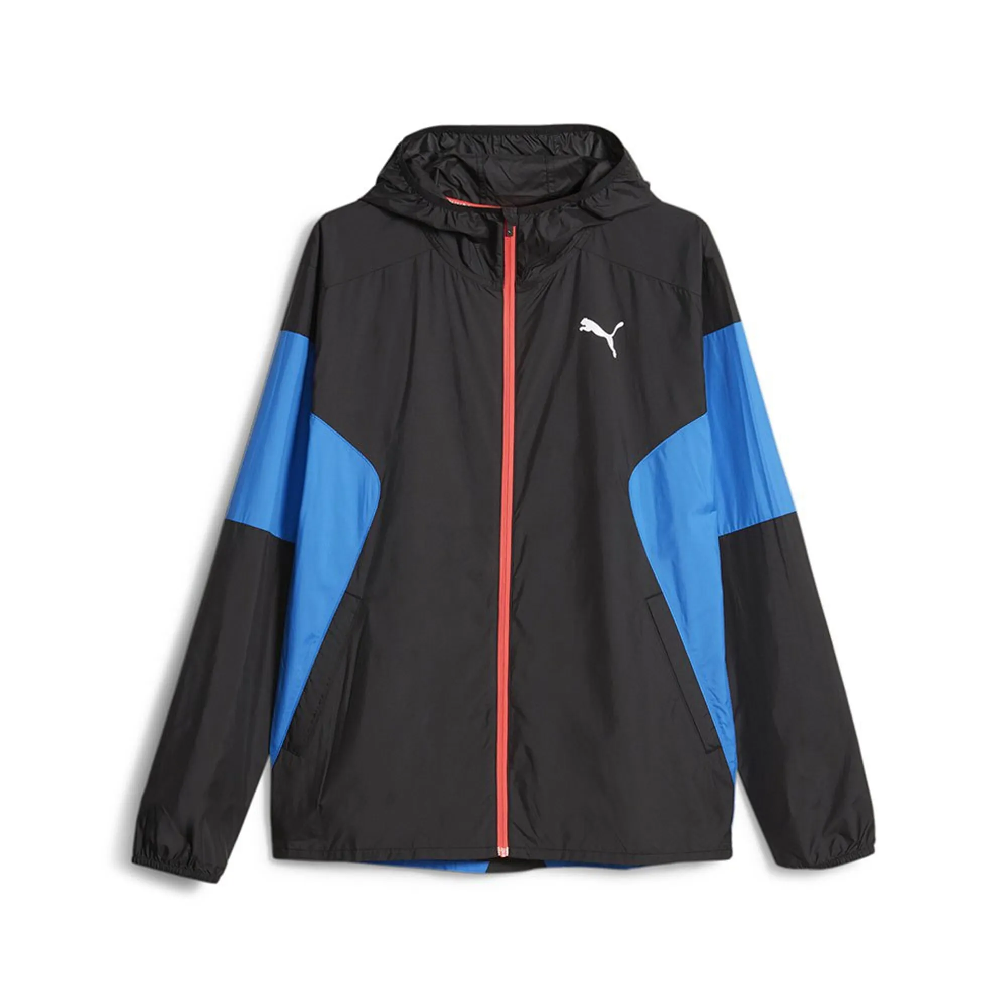 Puma Run Lightweight Running Jacket Men Black Blue 524041 51 Puma Run Lightweight Running Jacket Men Black Blue 524041 51