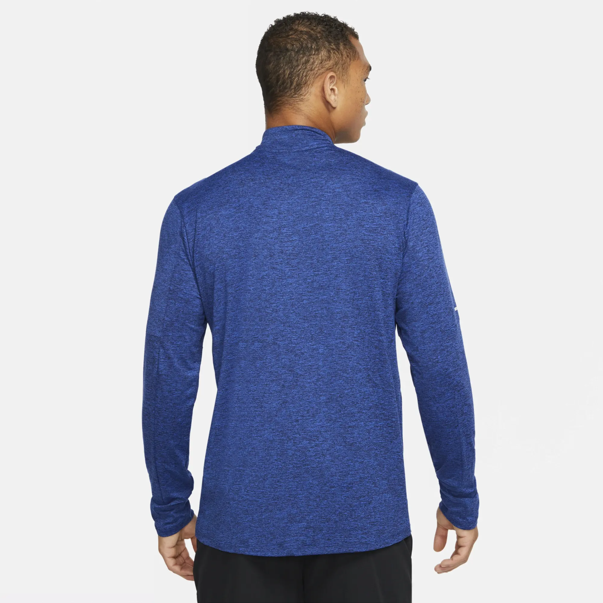 Nike Men's Dri-FIT 1/2-zip Running Top - Blue - Recycled Polyester Minimum