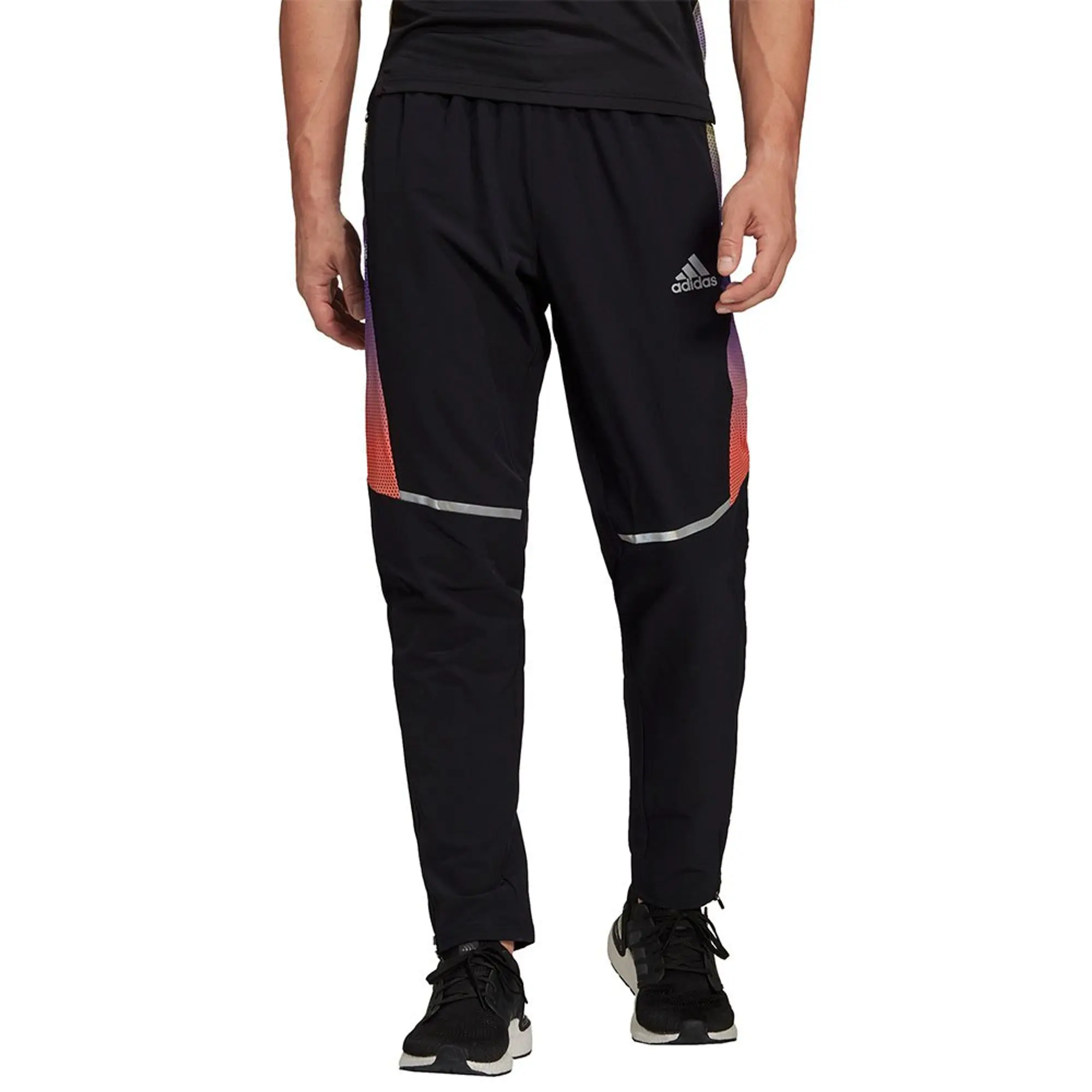 adidas Own The Run Colorblock Pants Running Pants Women - Black, Multicoloured