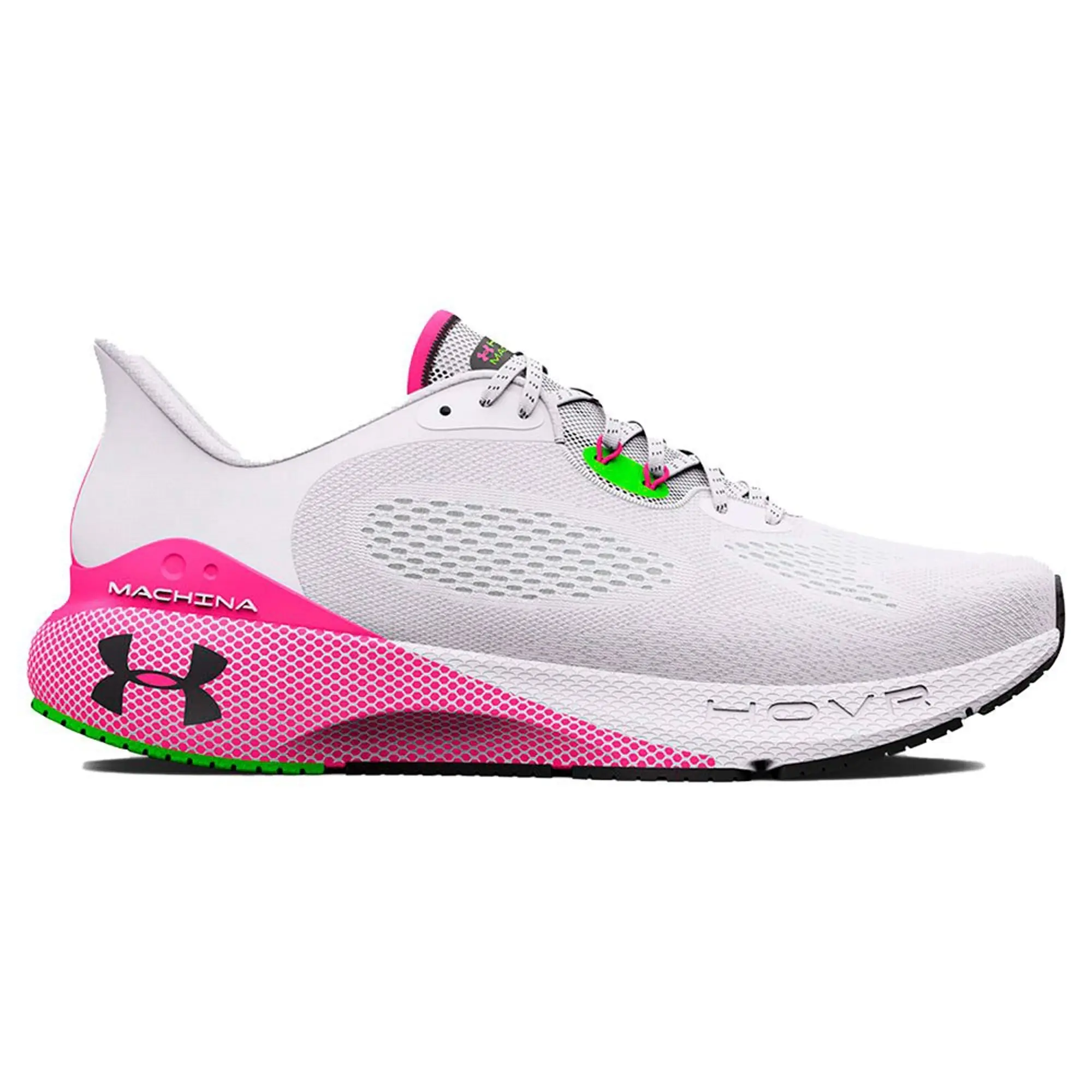 Under Armour HOVR Machina 3 Neutral Running Shoe Women - White, Pink