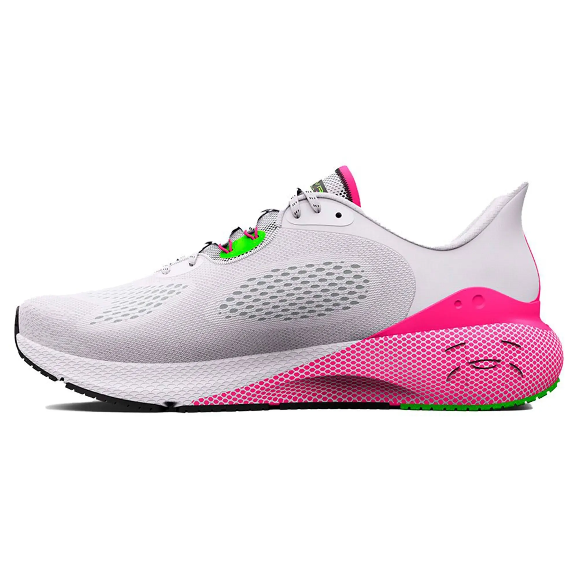 Under Armour HOVR Machina 3 Neutral Running Shoe Women - White, Pink