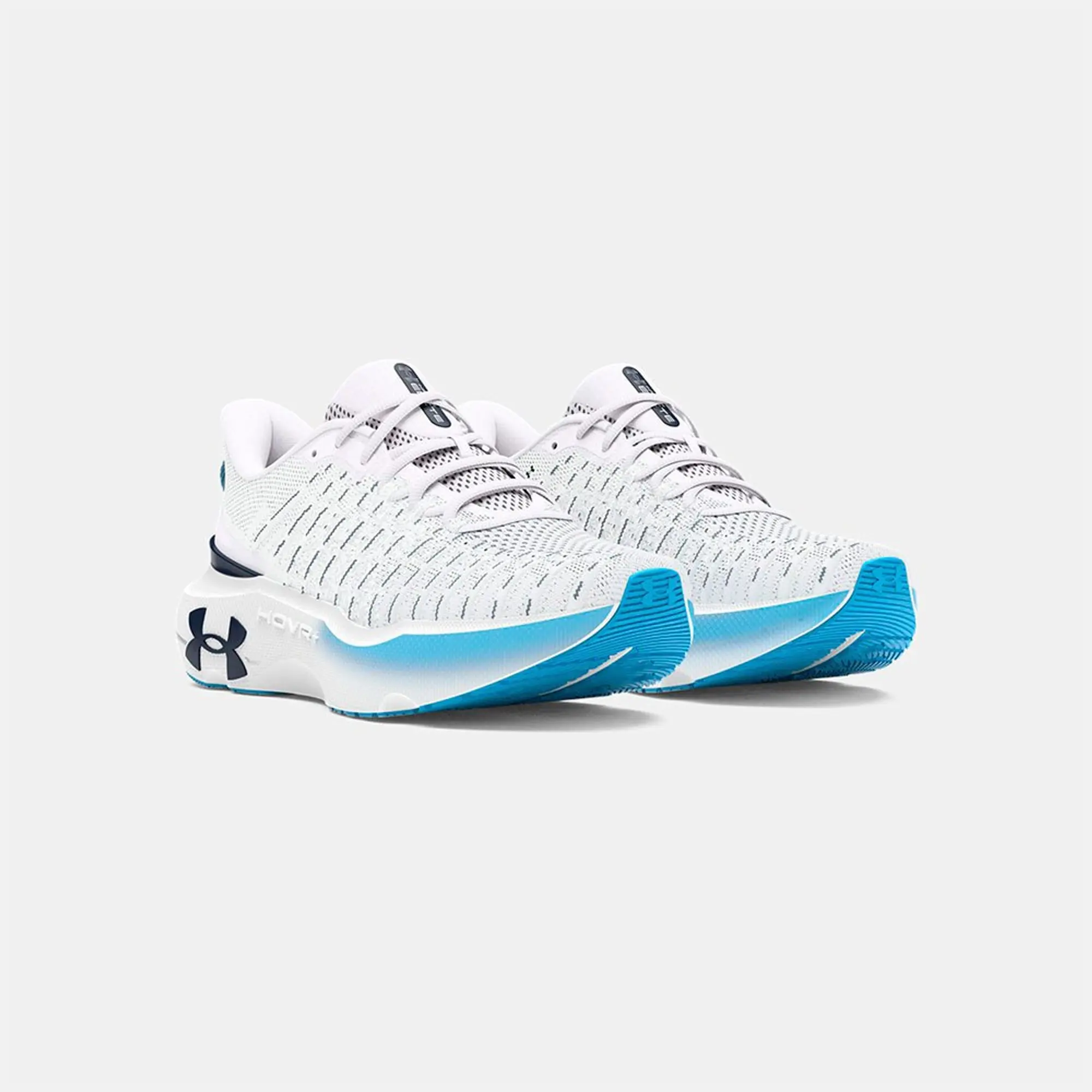 Women's  Under Armour  Infinite Elite Running Shoes White / Halo Gray / Midnight Navy 8