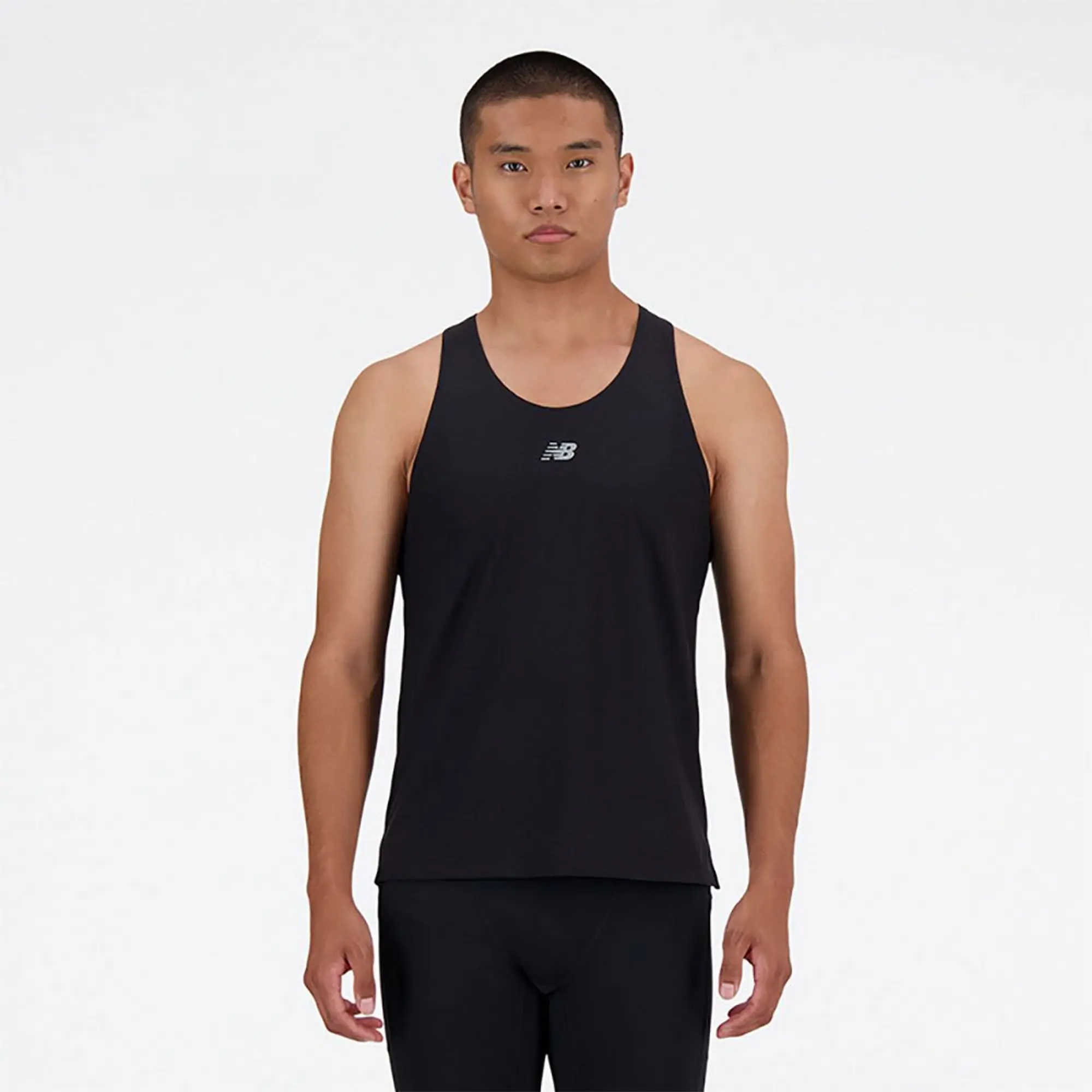 New Balance Jacquard Sleeveless T-shirt  - Orange