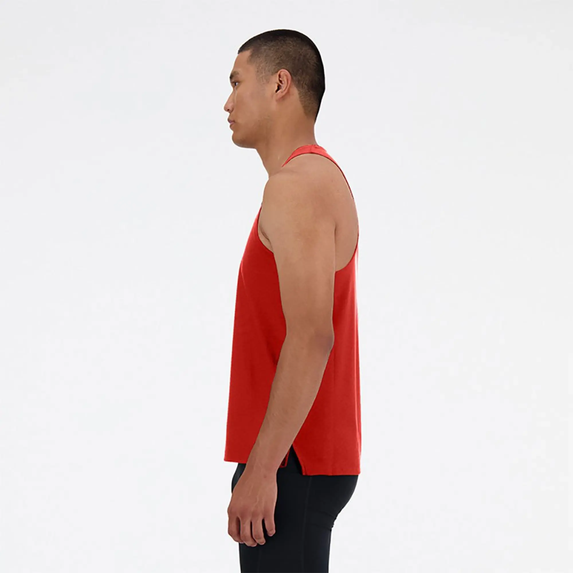 New Balance Jacquard Sleeveless T-shirt  - Orange