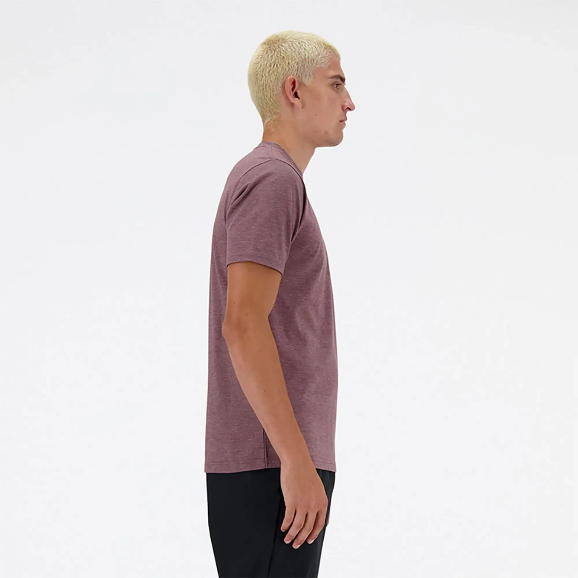 New Balance Men's Lightweight Sports T-Shirt, Olivine Heather