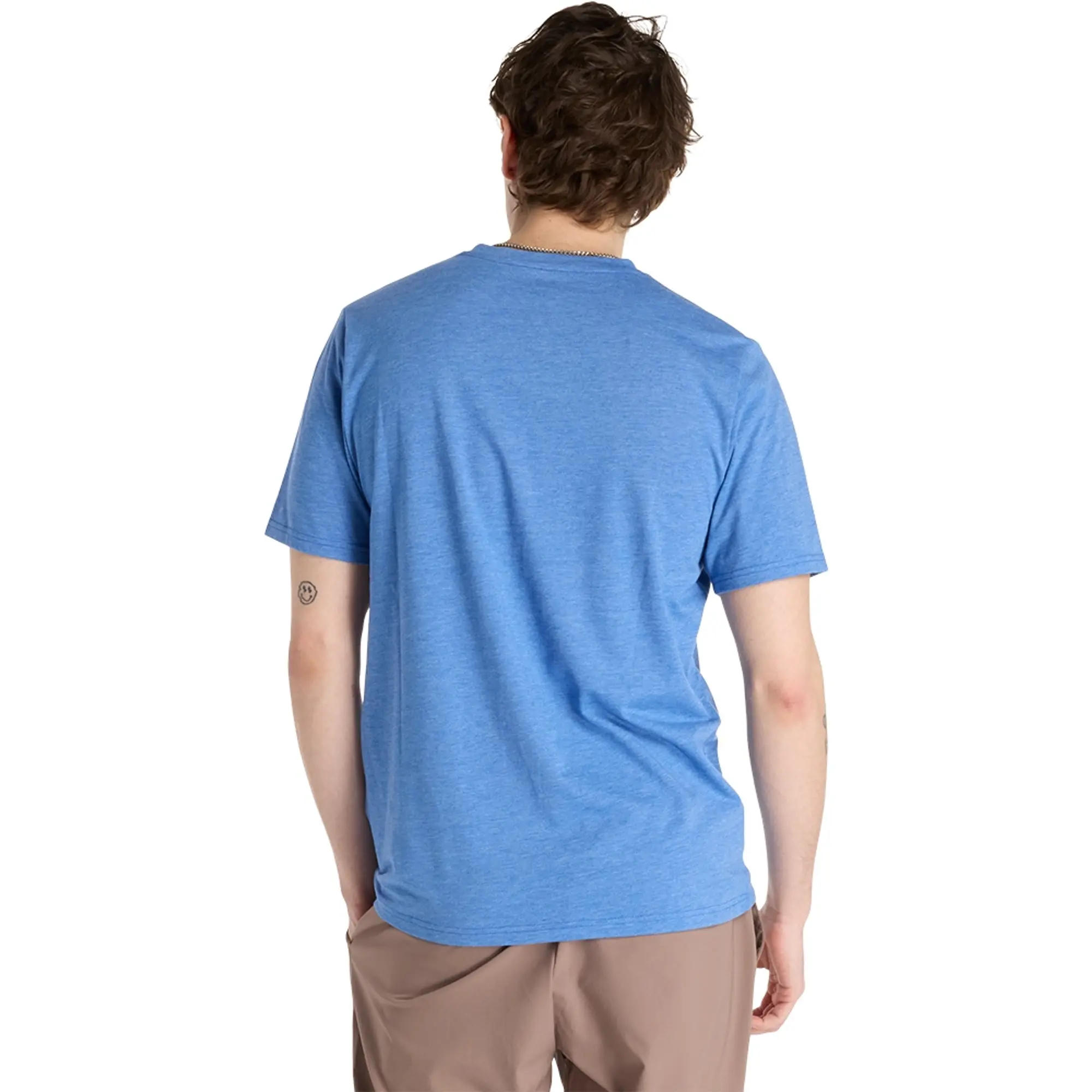 New Balance Men's Lightweight Sports T-Shirt, Olivine Heather