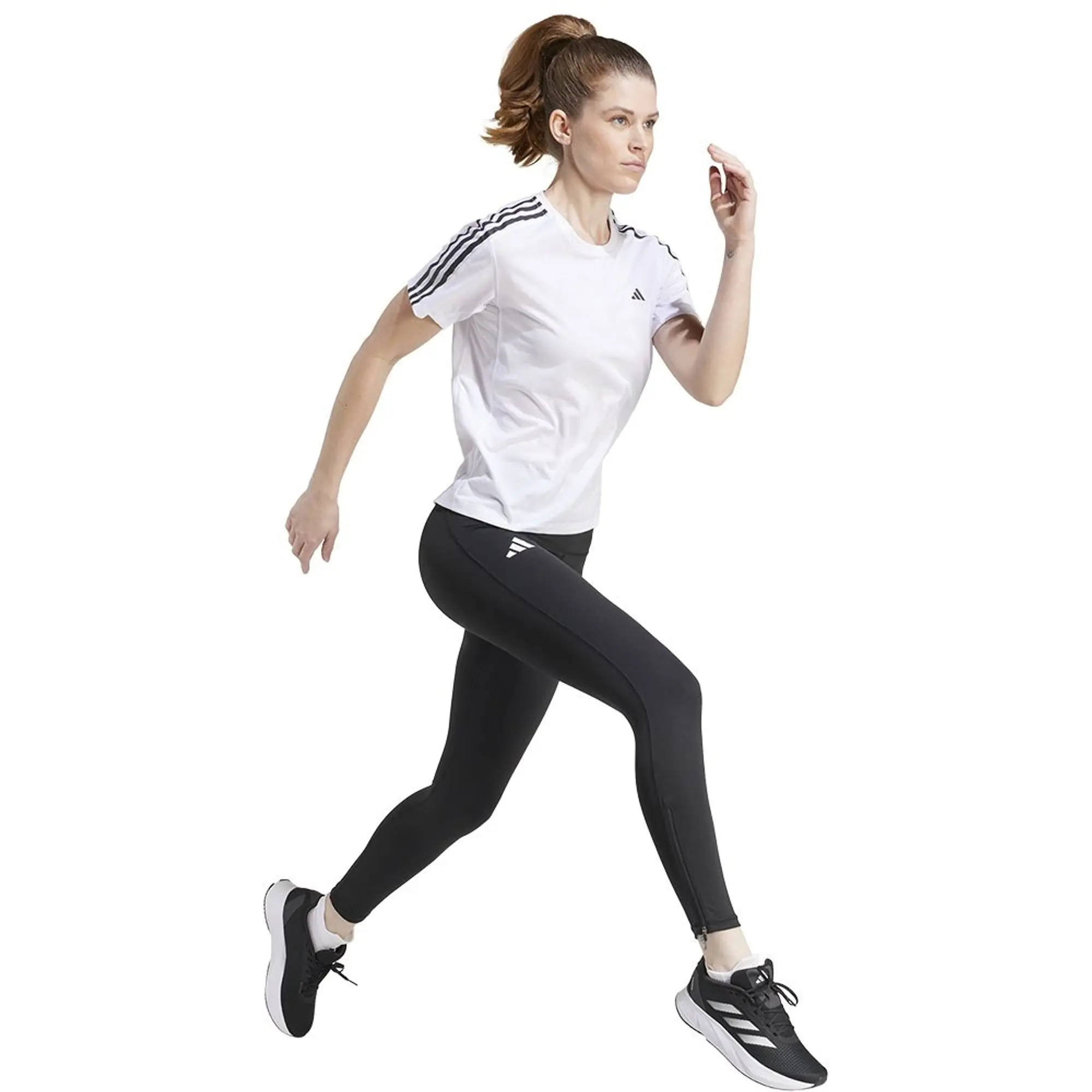 adidas Own The Run 3S Running Shirt Women - White