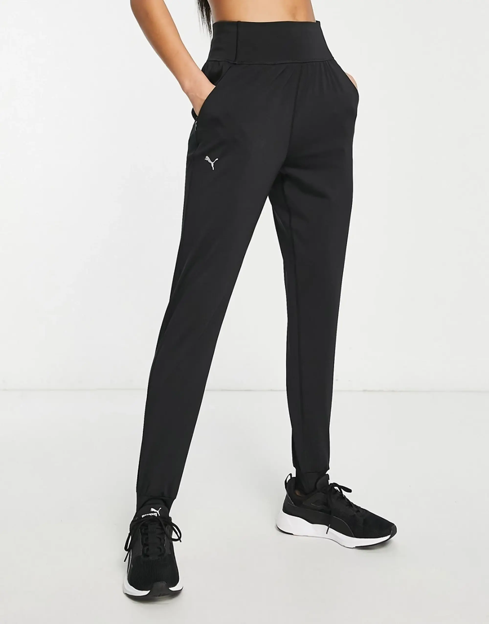 Puma Training Modest Activewear Joggers In Black