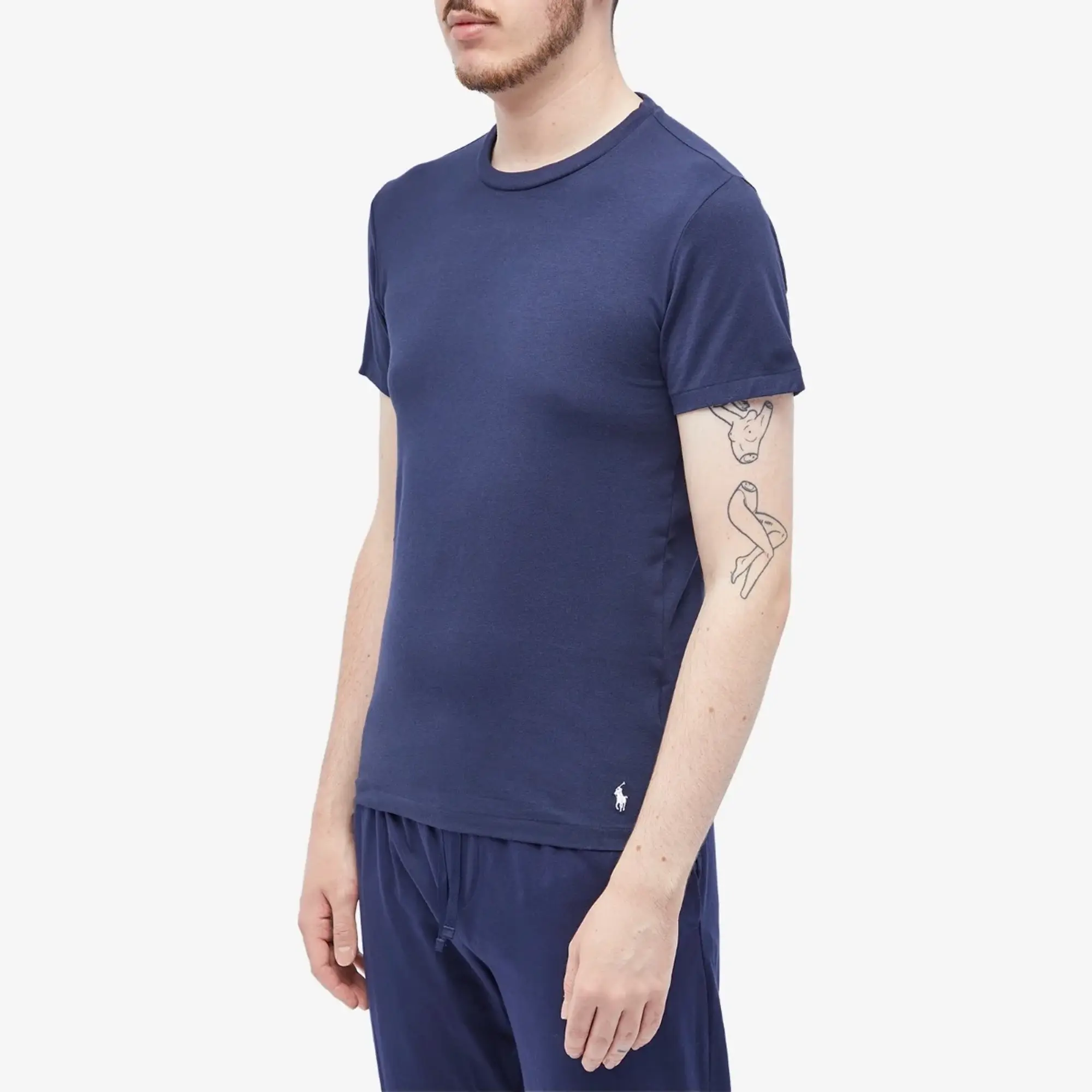 Polo Ralph Lauren Men's Crew Base Layer Tee - 2 Pack Navy
