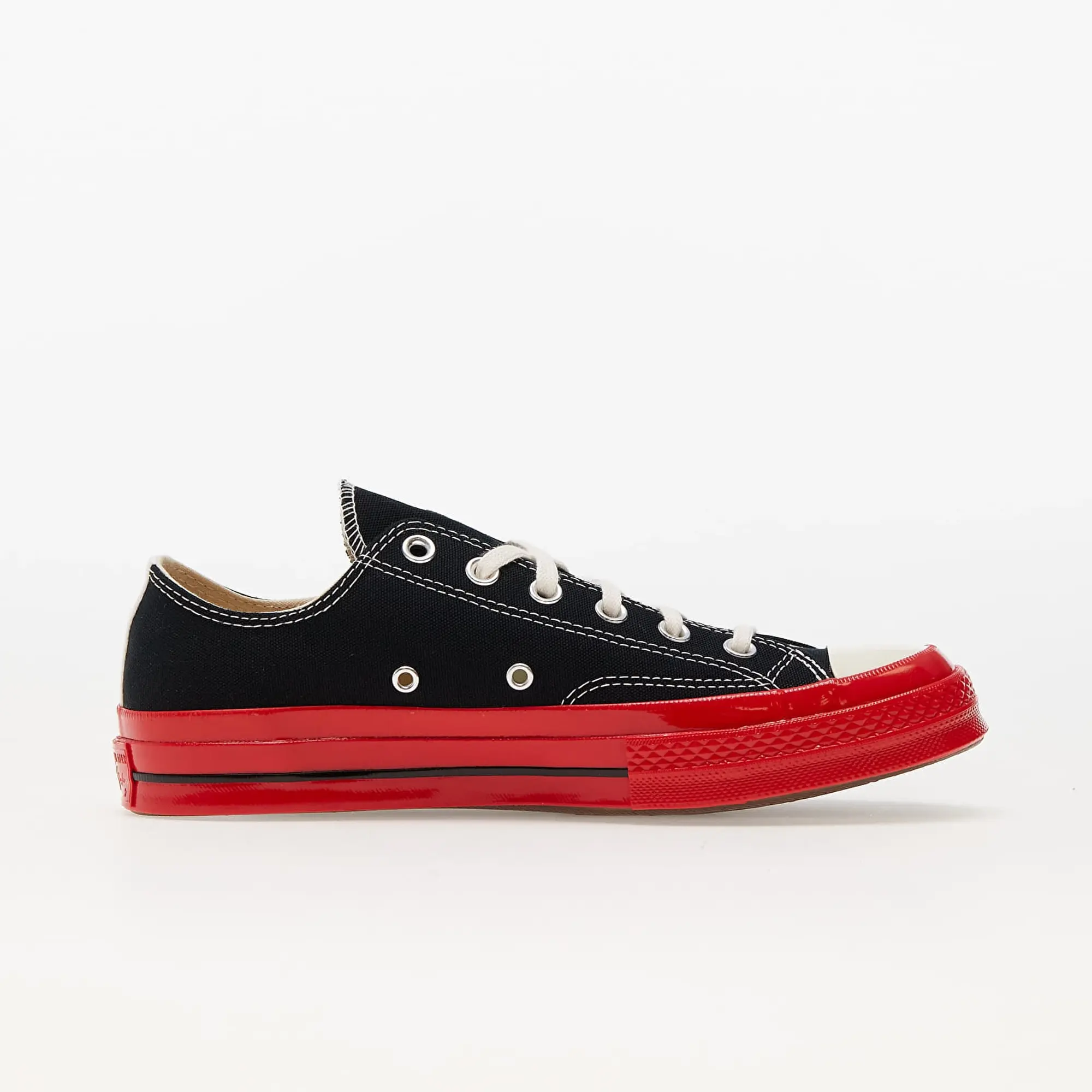Sneakers Converse X Comme Des Garçons Play Chuck Taylor 70 Low Top Red Sole Black Eur 46.5