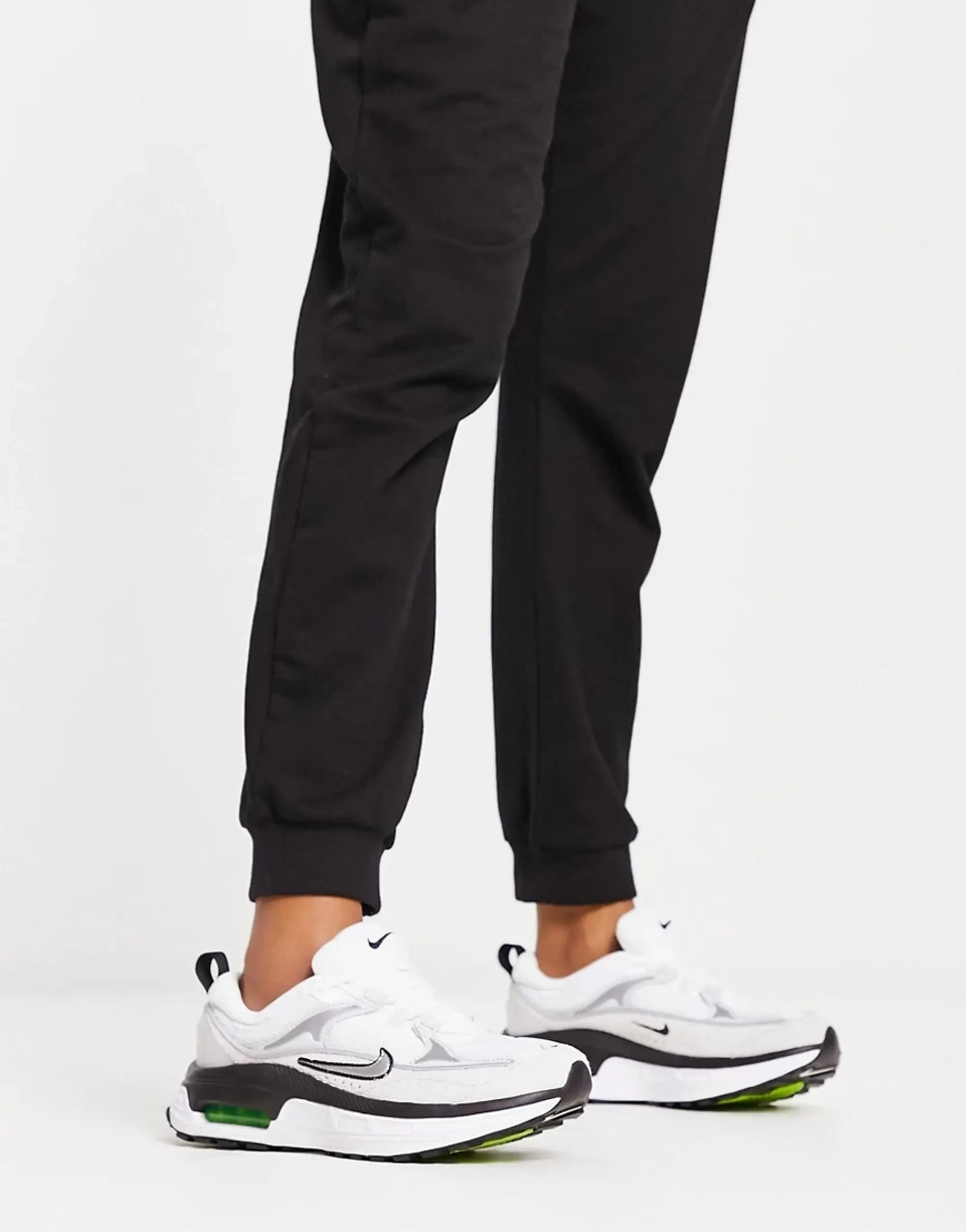 Nike Air Max Bliss Trainers In White And Silver
