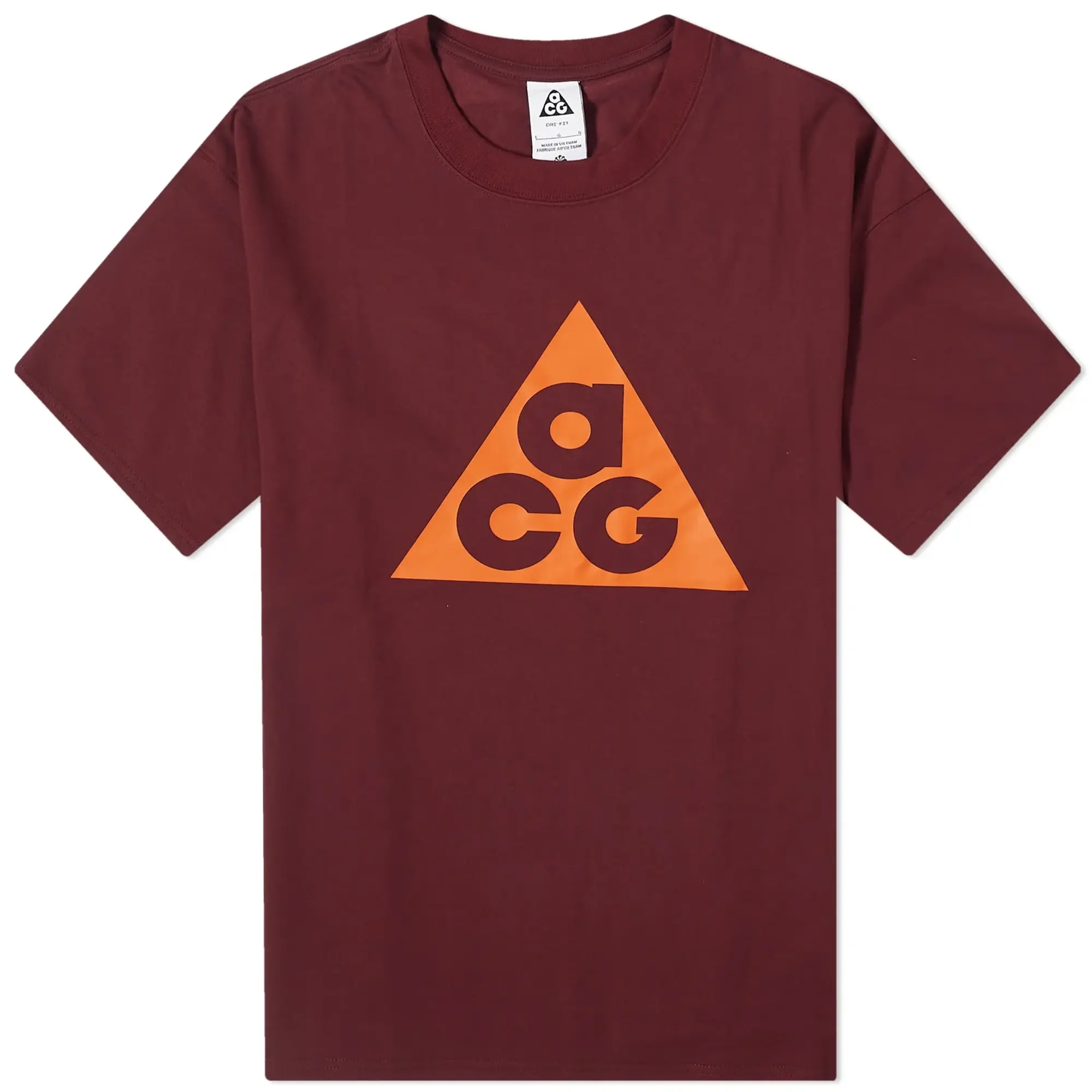 Nike Men's Acg Logo T-Shirt Night Maroon