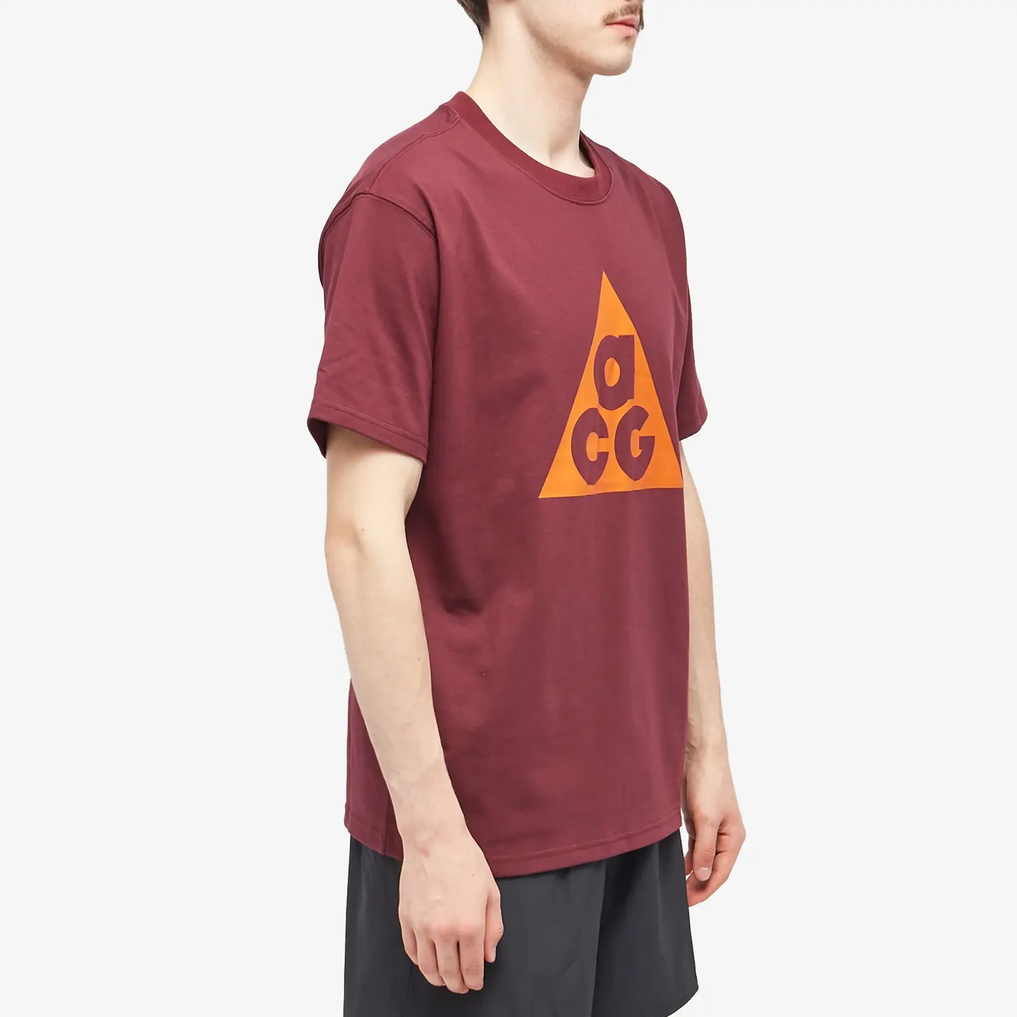 Nike Men's Acg Logo T-Shirt Night Maroon