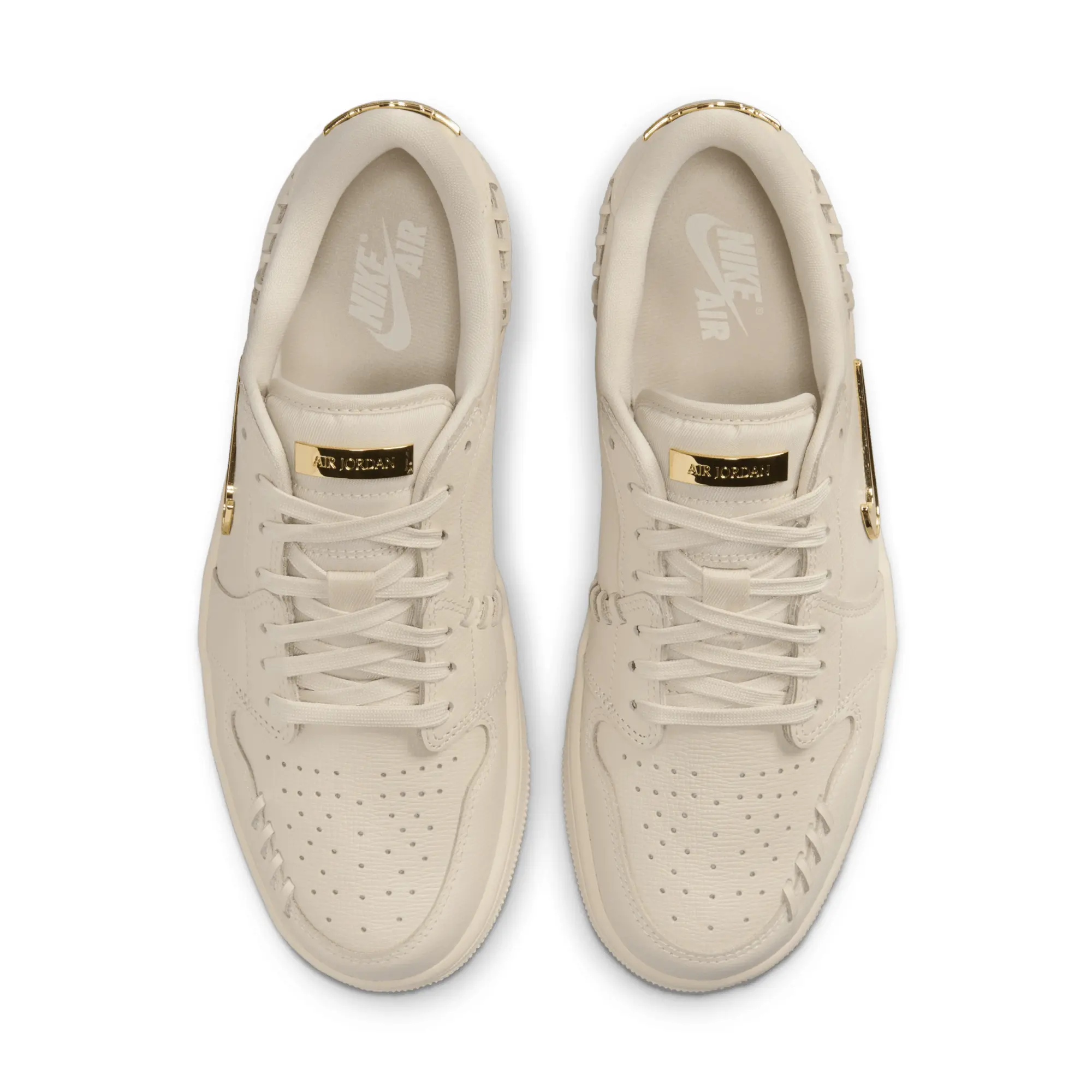 Nike Jordan Sneakers Air Jordan Wmns 1 Mm Low Legend Lt Brown/ Mtlc Gold Eur 39