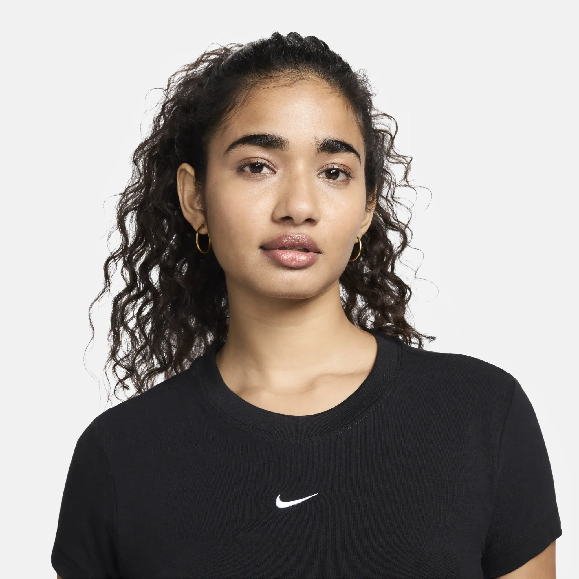 Nike Fitted Baby T-Shirt In Black
