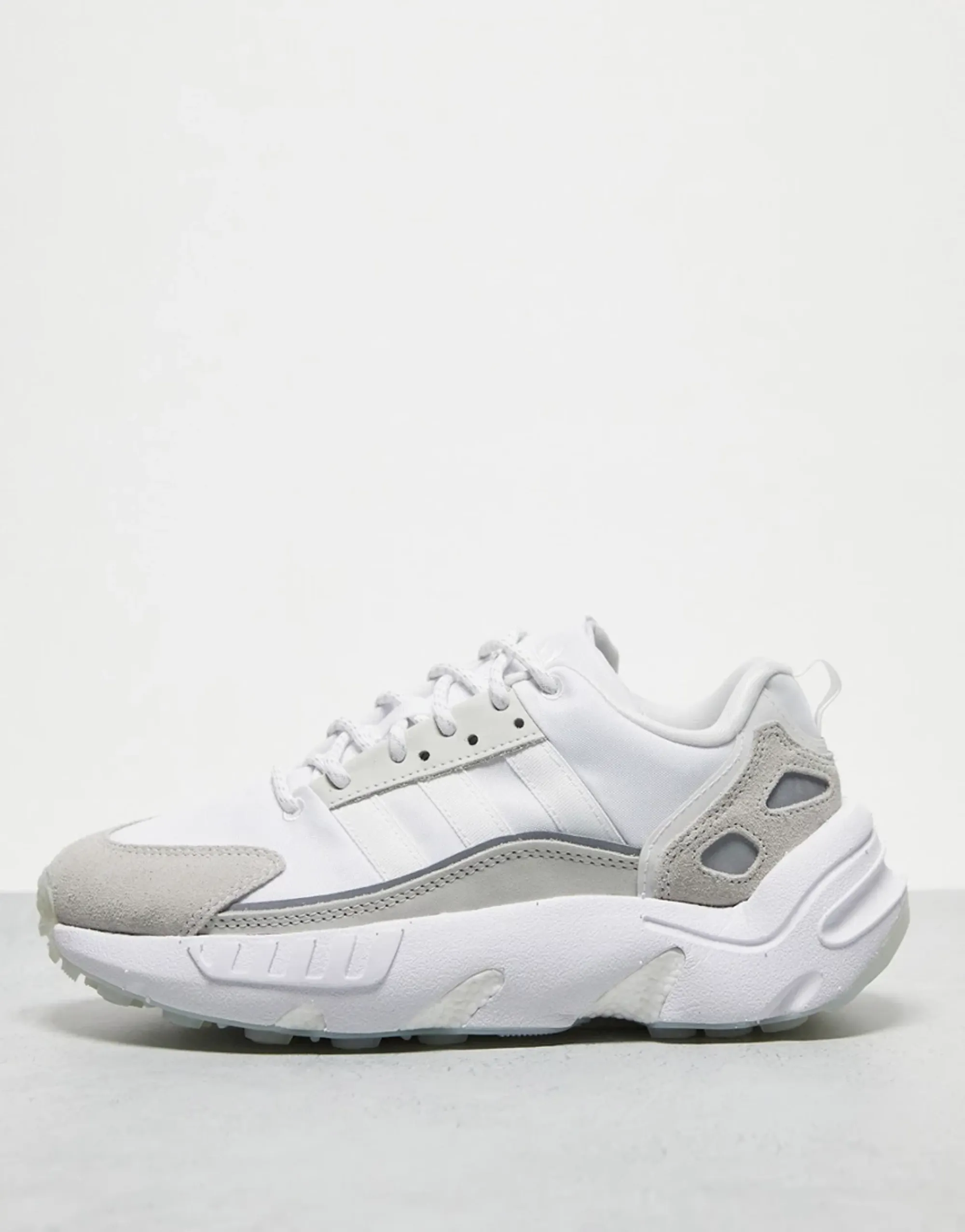 Adidas Originals Zx 22 Boost Trainers In Triple White