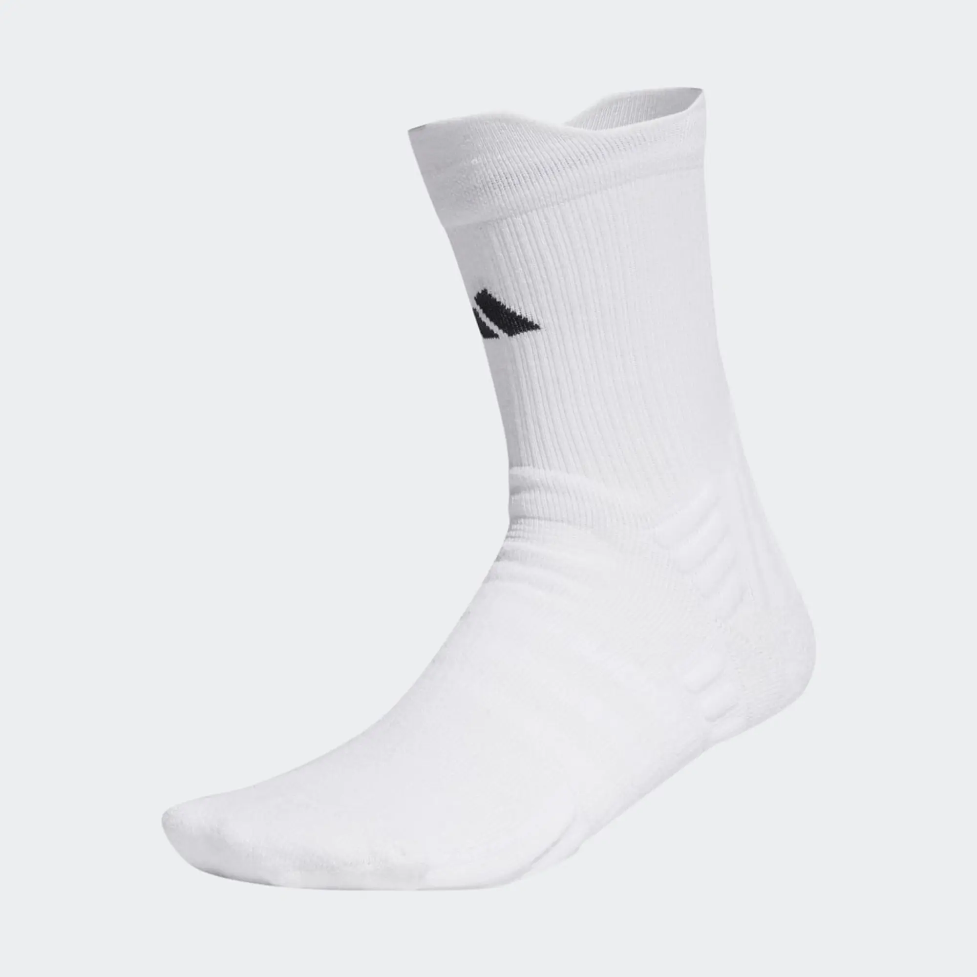 Adidas Tennis Cushioned Crew Socks In White