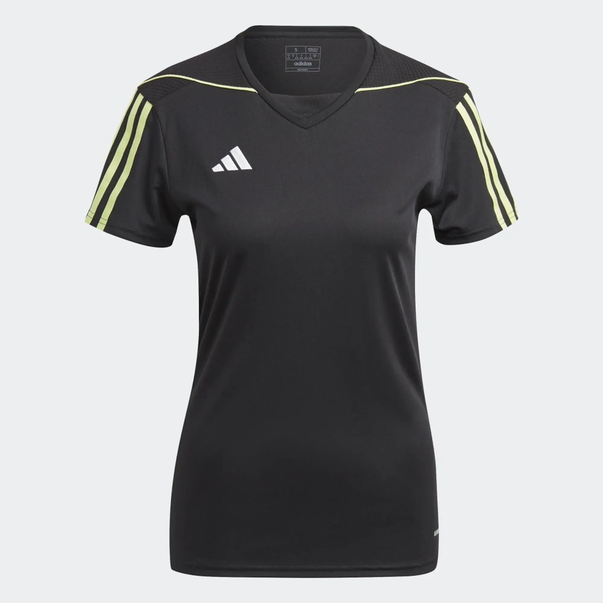 Adidas Football Tiro 23 T-Shirt In Black And Green