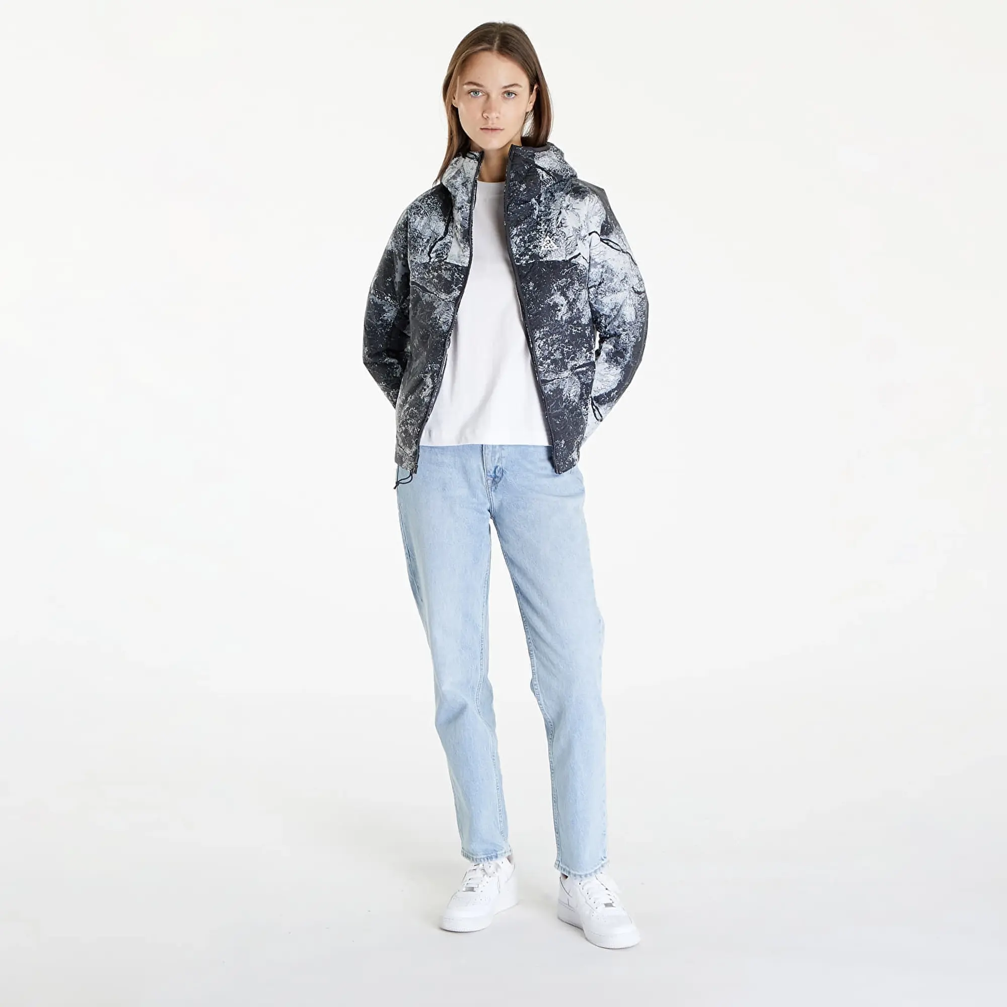 Jacket Nike Acg Therma-Fit Adv Rope De Dope Women's Jacket Anthracite/ Summit White Xl