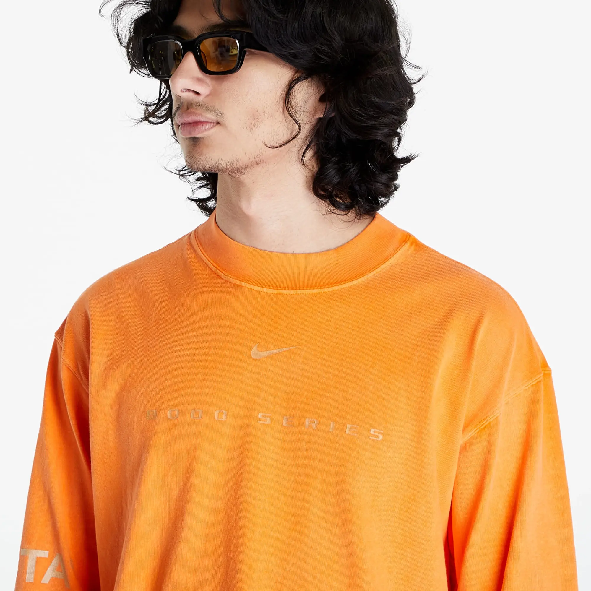 T-Shirt Nike X Nocta Nrg Men's Long-Sleeve Mock Neck Orange Horizon Xxl