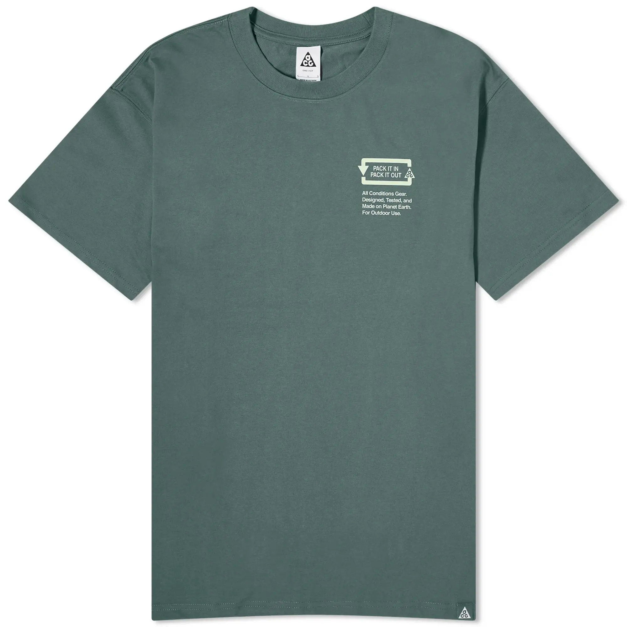 Nike ACG Pack It Out Dri-FIT T-Shirt, Green
