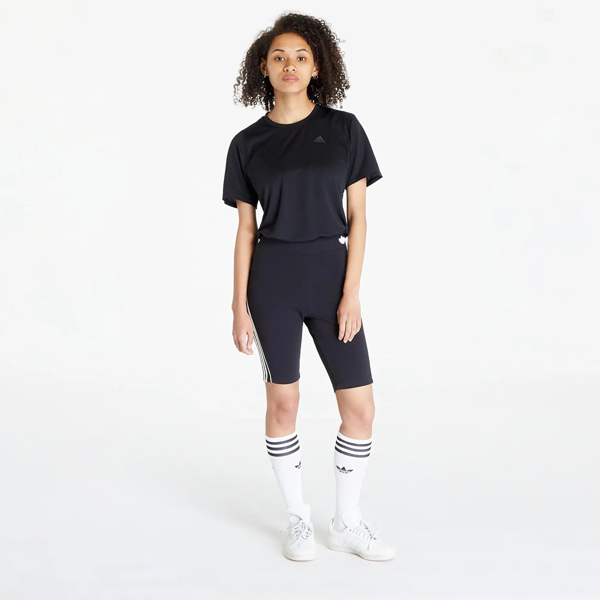 adidas Originals Shorts Adidas Short Piping High-Waist Tights Black M/40
