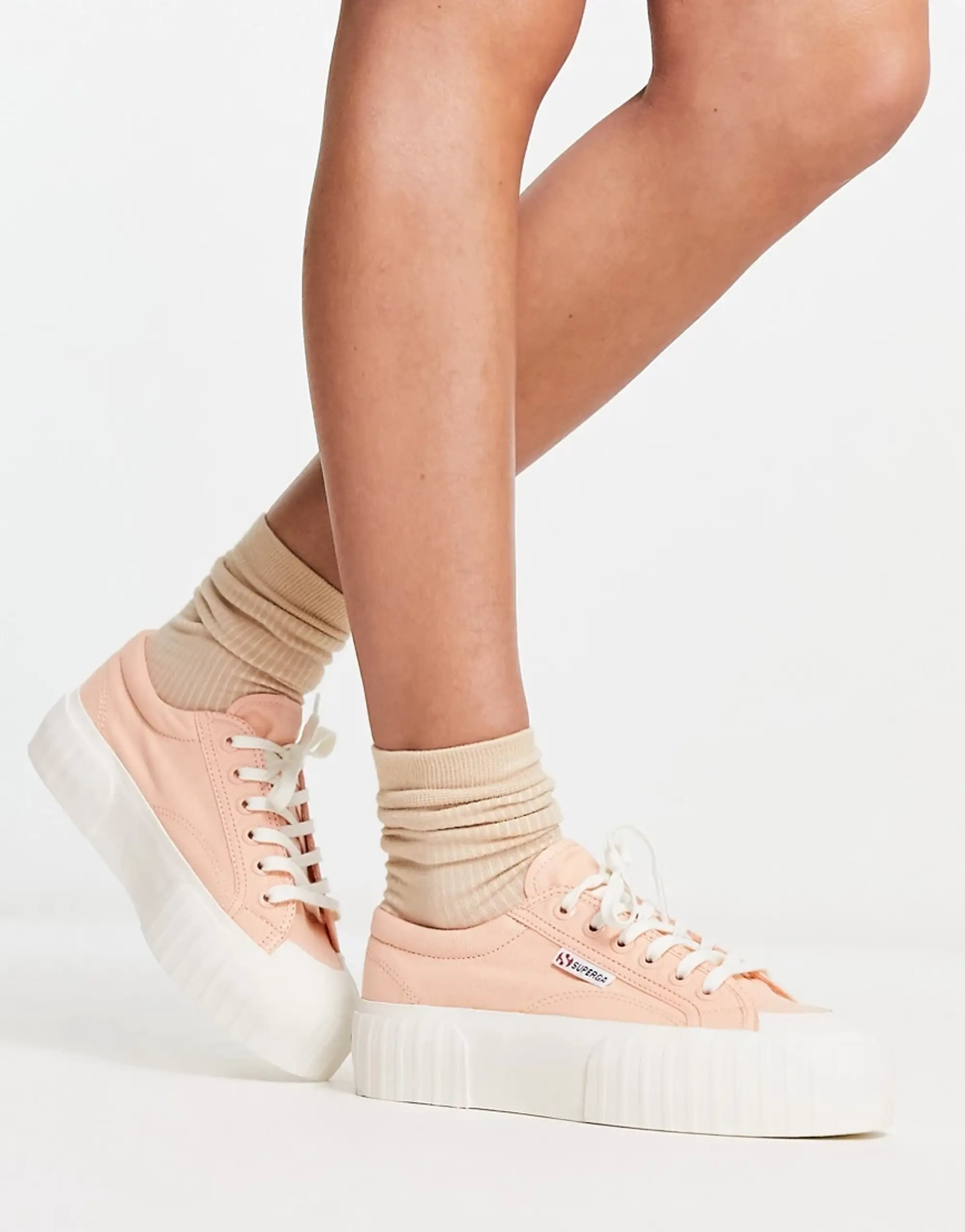 Superga striped platform on sale