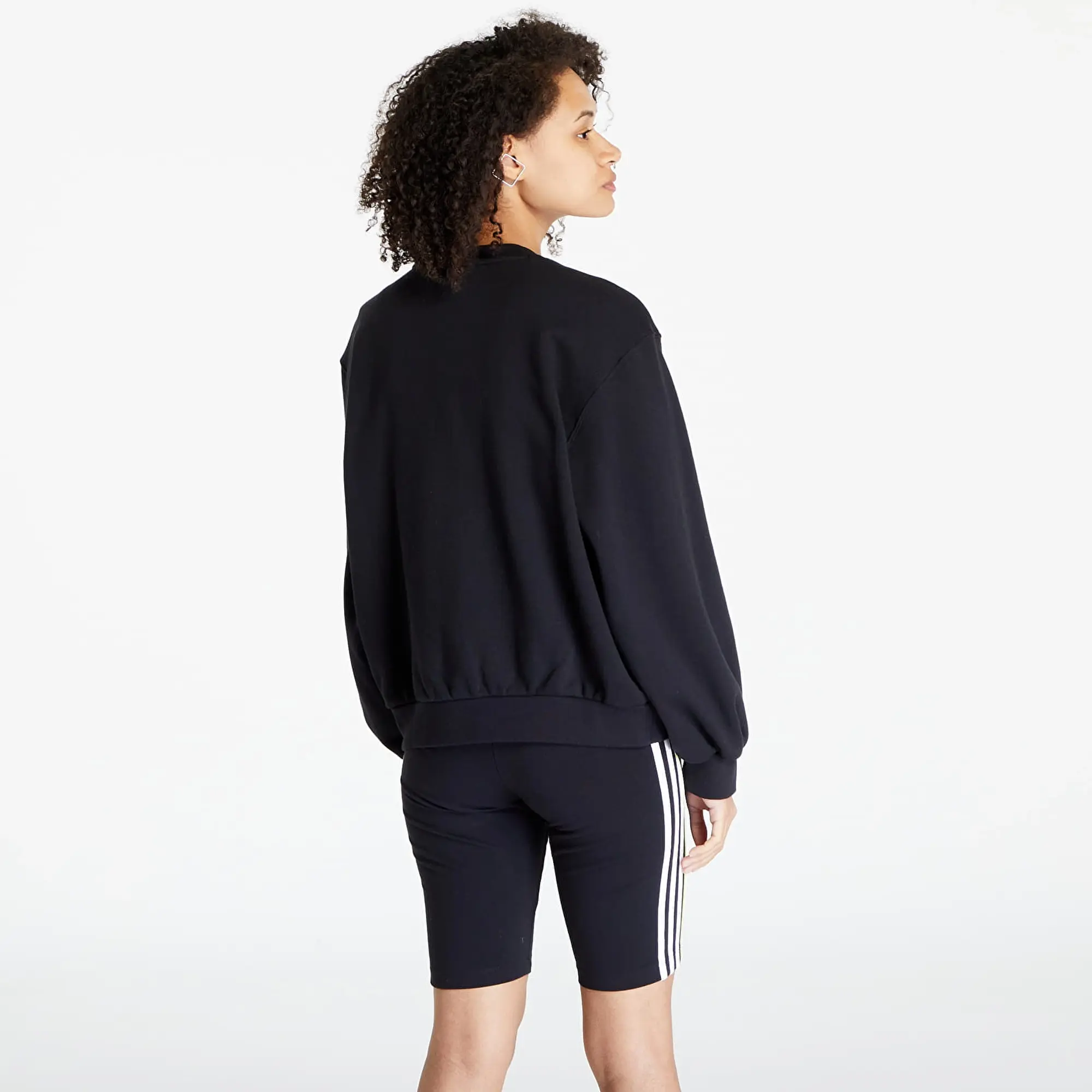 adidas Originals Sweatshirt Adidas Adicolor 70'S 3-Stripes Sweatshirt Black S-M