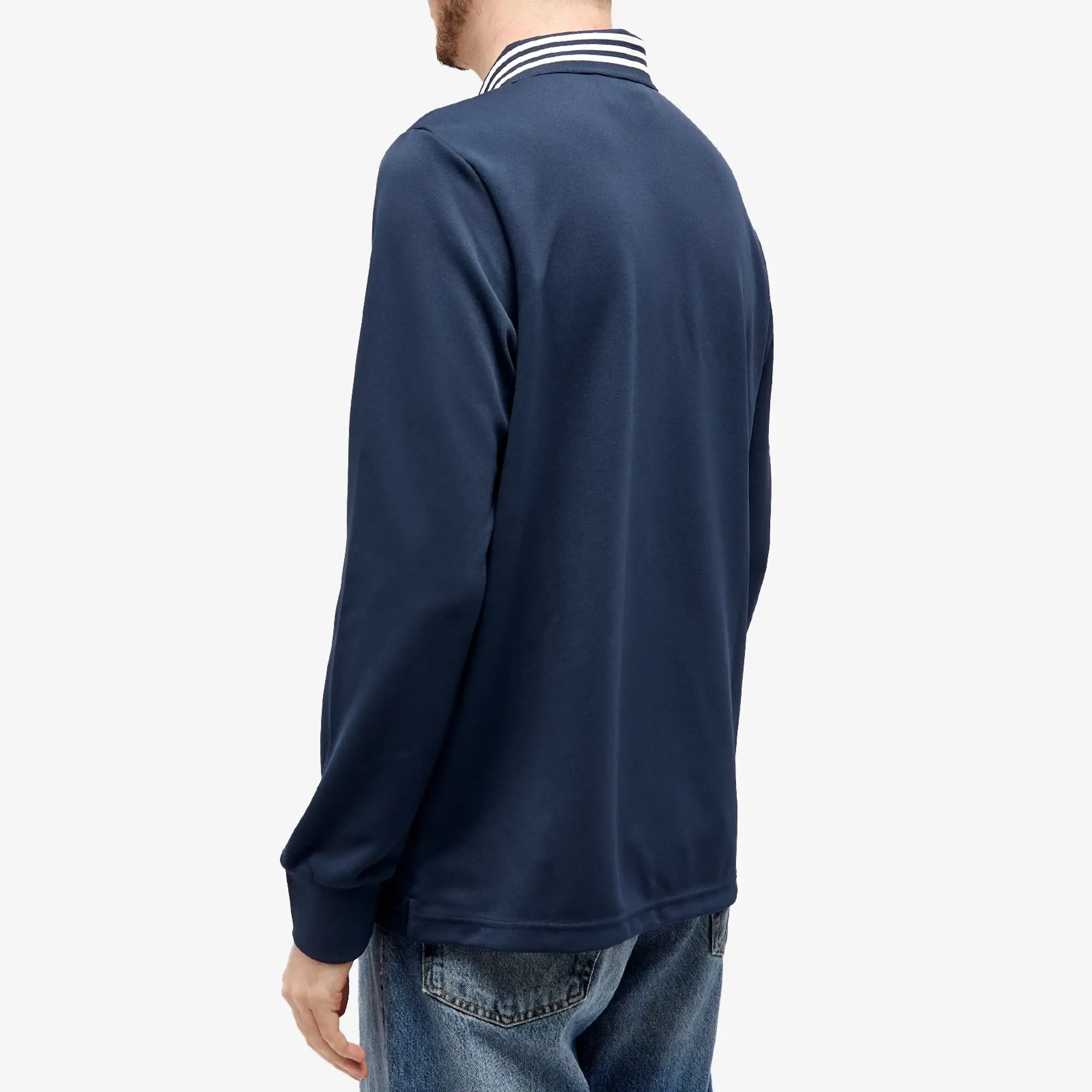 Adidas Men's SPZL Long Sleeve Polo Night Navy