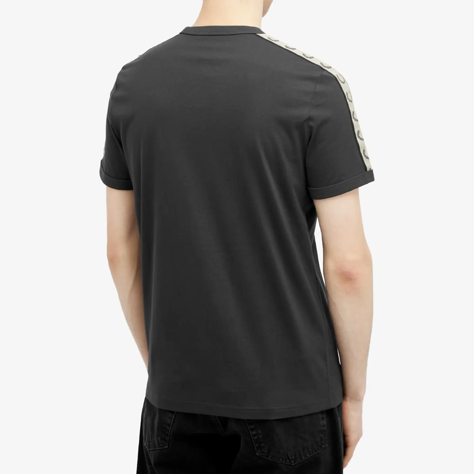 Fred Perry Contrast Tape Ringer Tee Men Shortsleeves Grey