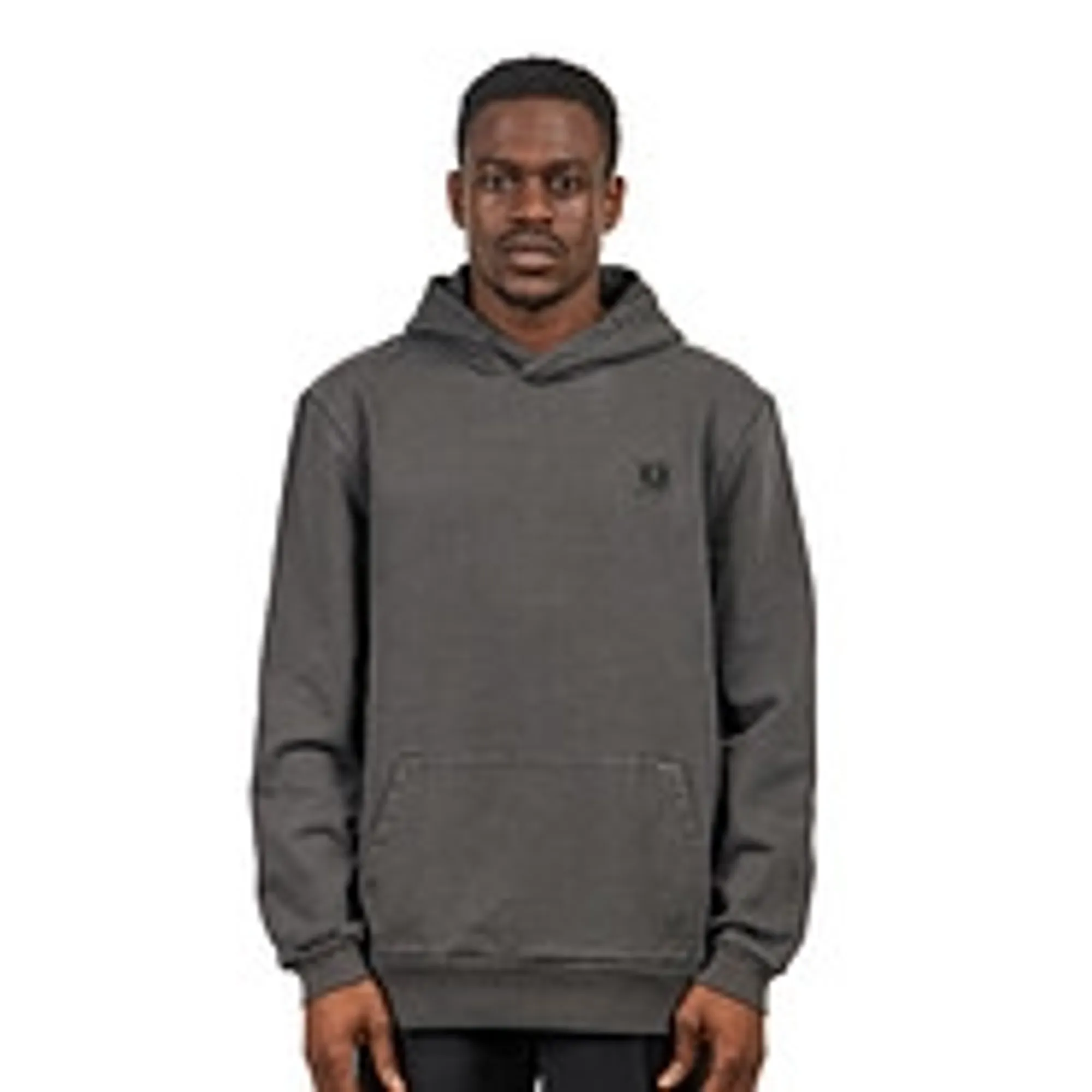 Fred Perry Heavy Weight Hooded Sweatshirt - Gunmetal | M6673-W04 