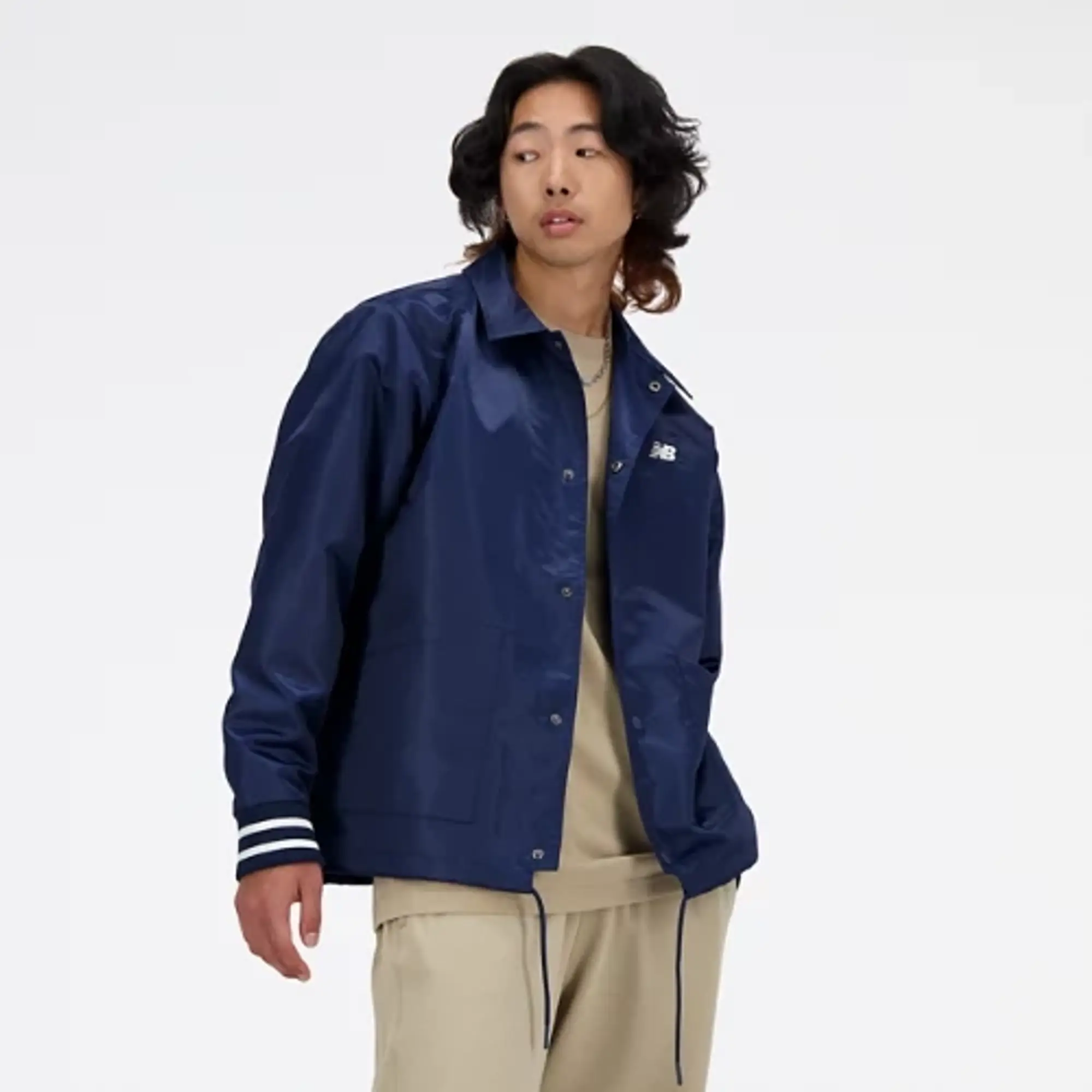 New Balance Sportswear's Greatest Hits Coaches Jacket - Navy