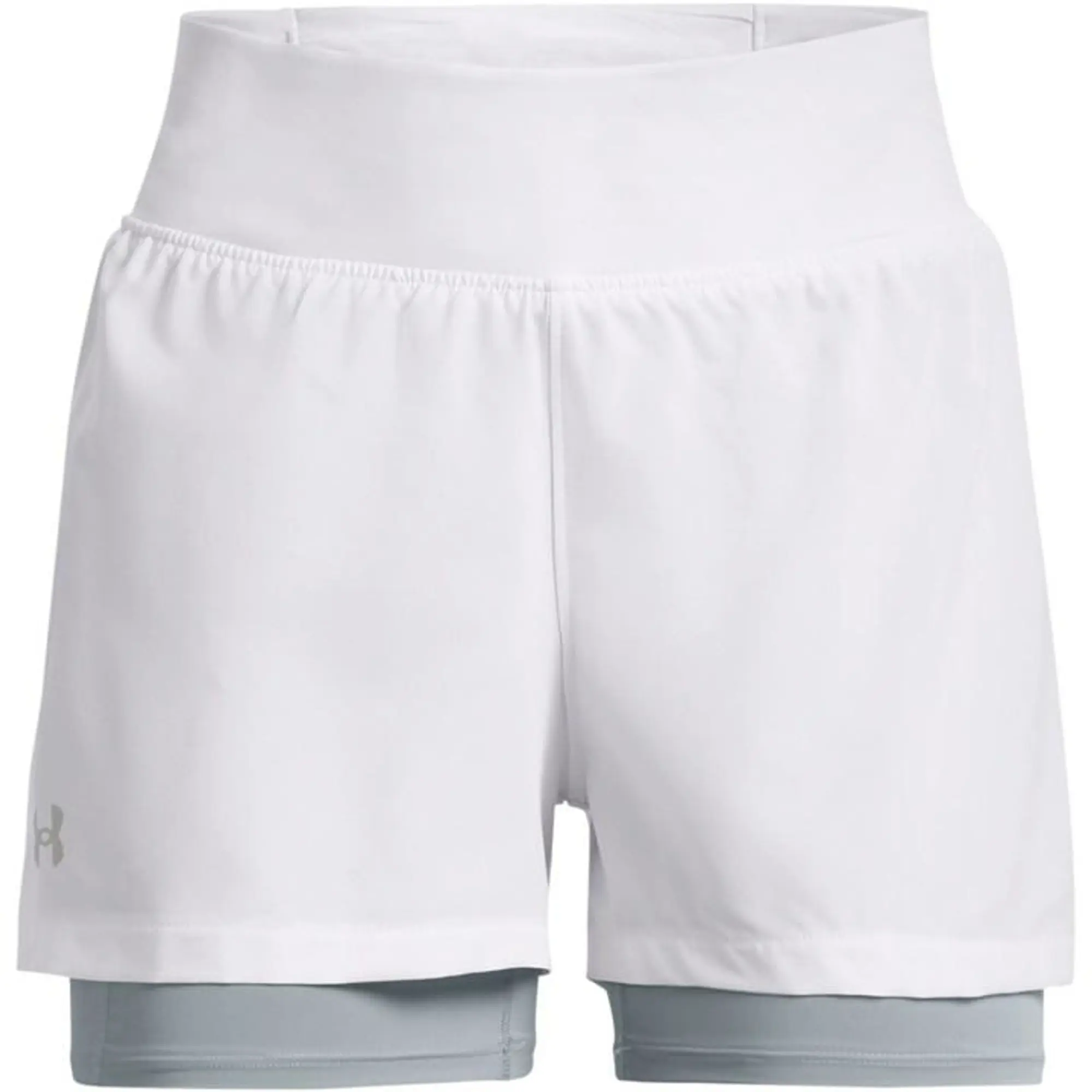 Under Armour Run Stamina 2-in-1 Shorts - White