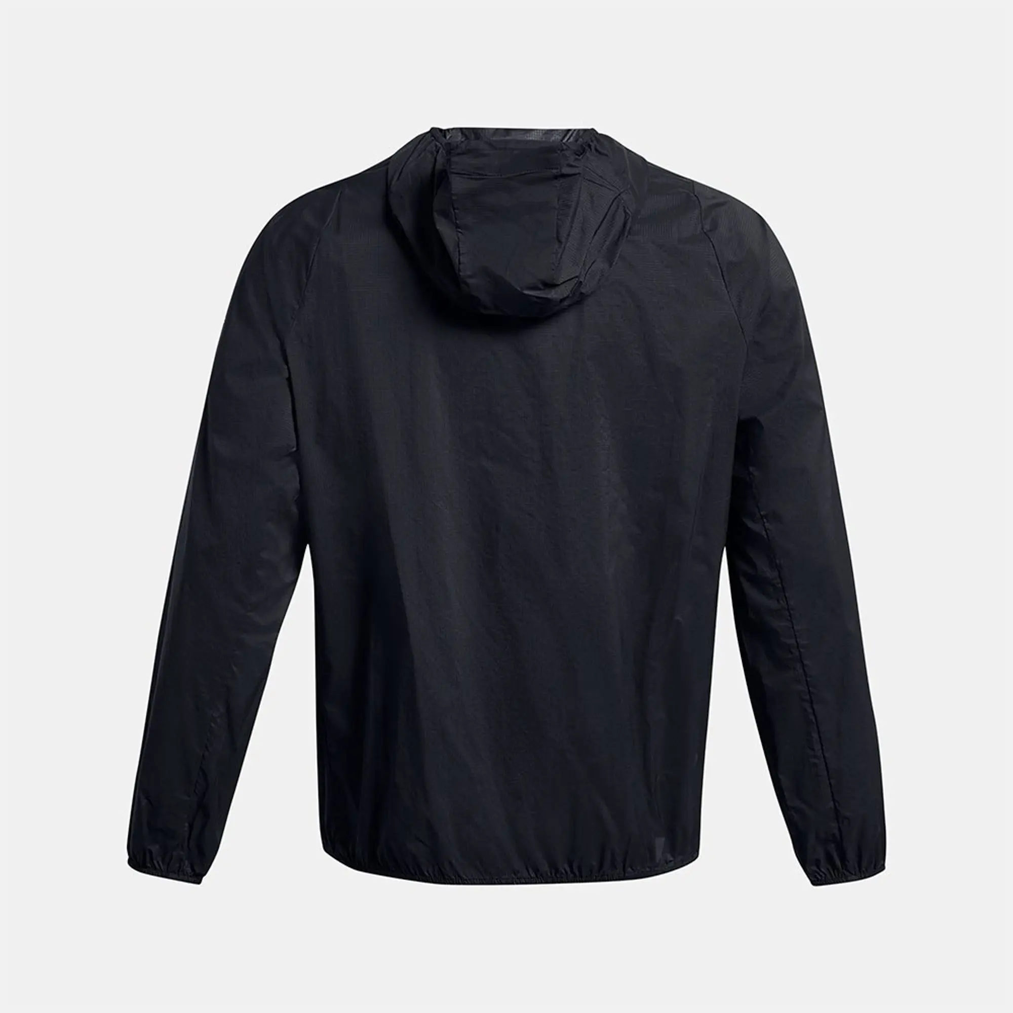 Men's  Under Armour  Launch Lightweight Jacket Black / Black / White XXL