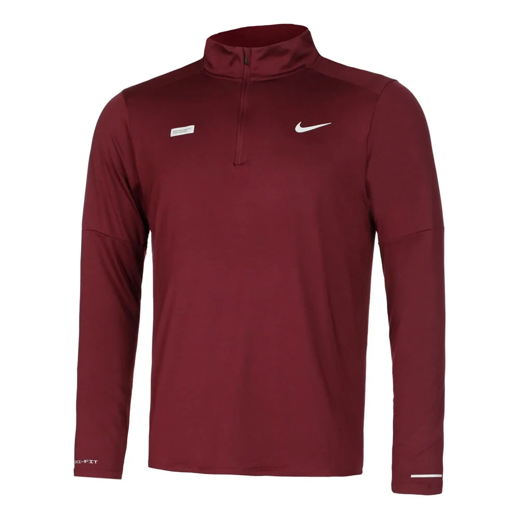 Nike Dri-Fit Dri-FIT Element Flash Half-Zip Running Shirt Men - Red, Silver