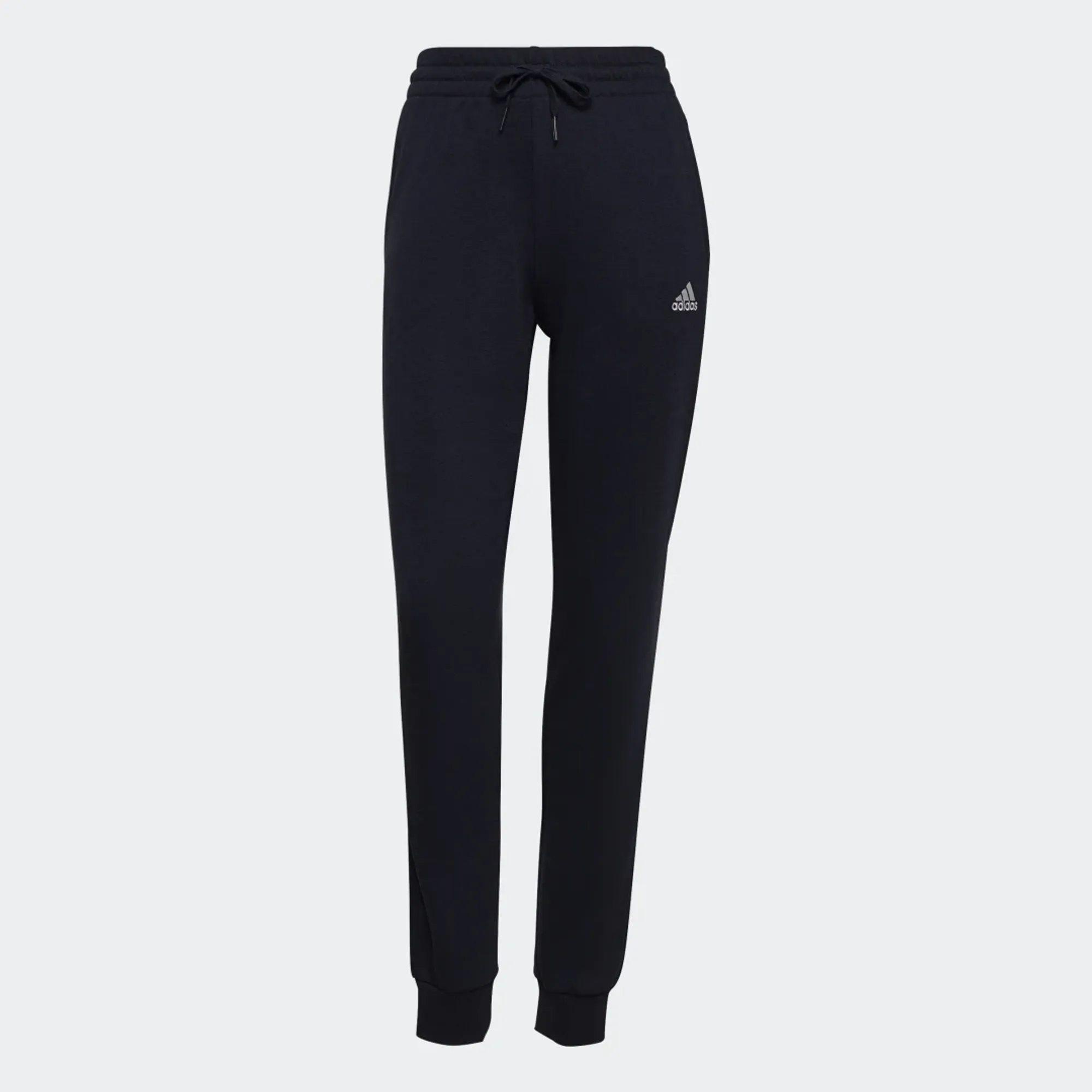 adidas Women's Fitness Majority Cotton Slim Jogging Bottoms - Blue