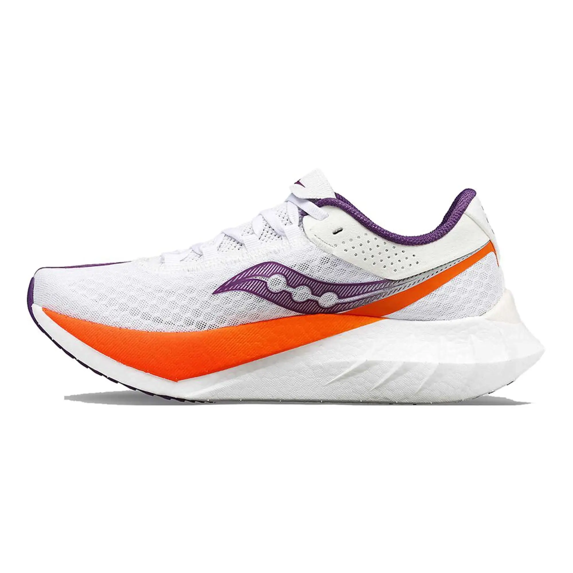 Saucony Endorphin Pro 4 Competition Running Shoe Women - White, Coral
