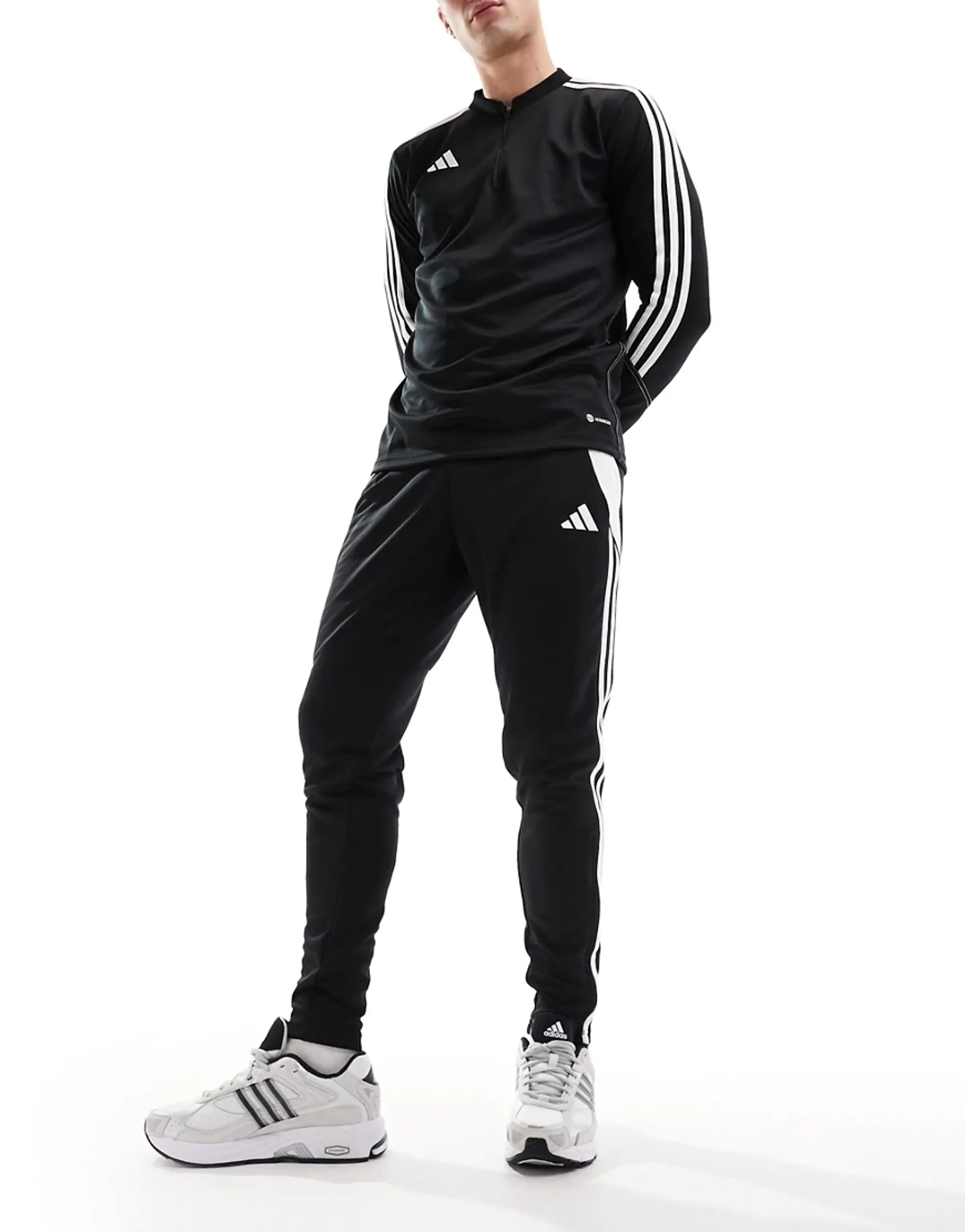 Adidas Football Tiro 24 Joggers In Black