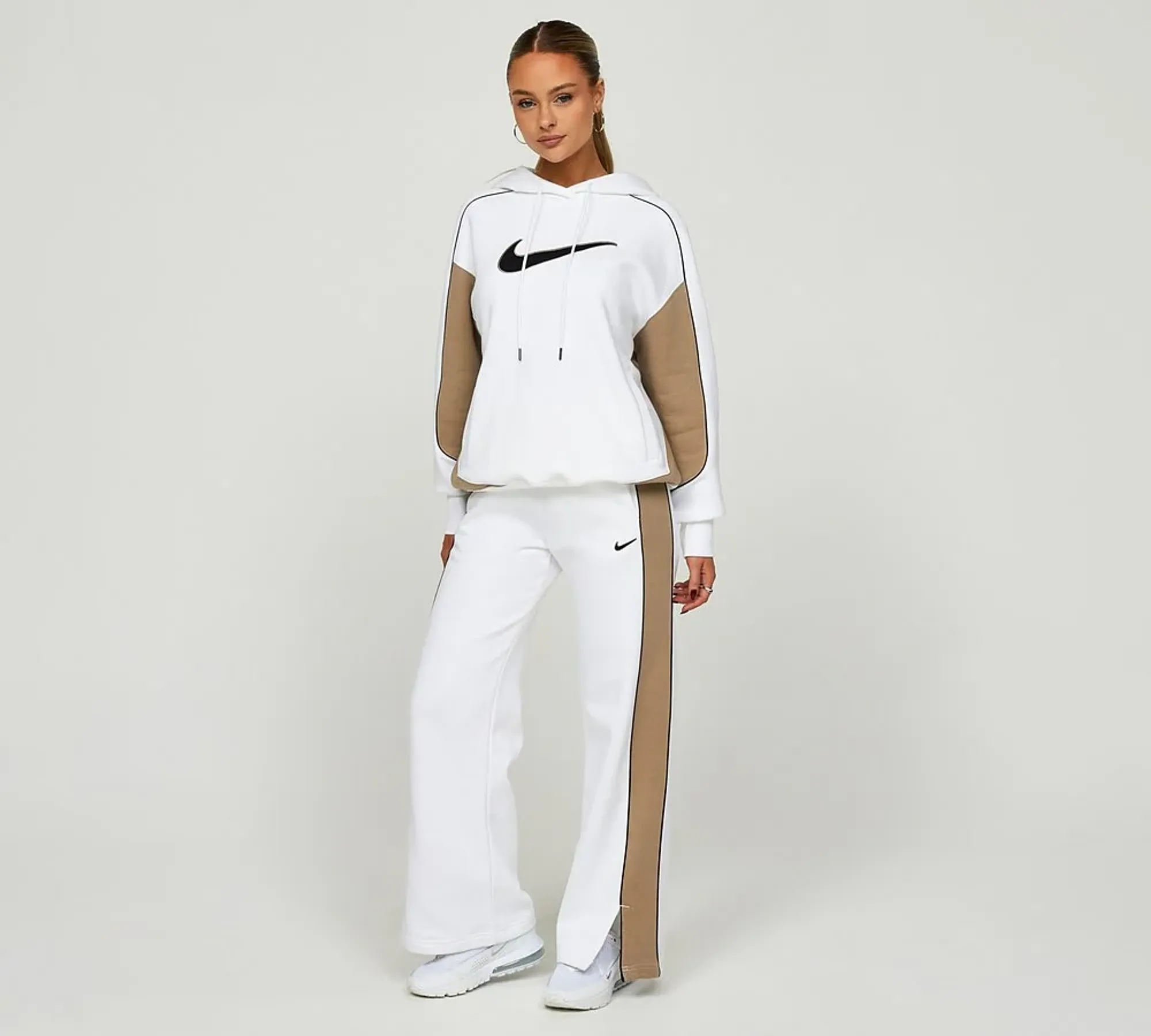 Swoosh White Nike Jumpsuit Nike Womens Swoosh Fleece Pant