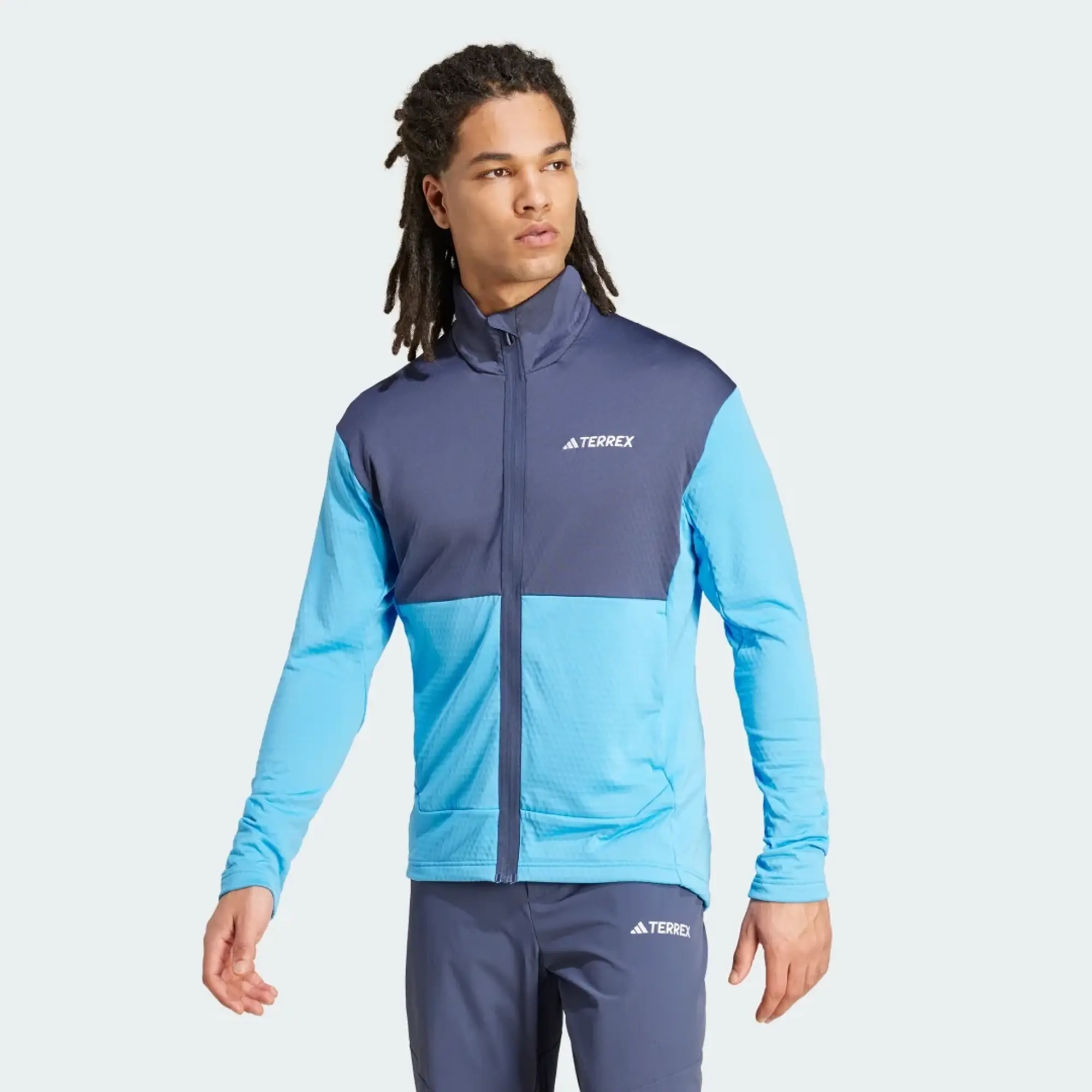 adidas  Multi Light Fleece Full-Zip Jacket  men's Tracksuit jacket in Black