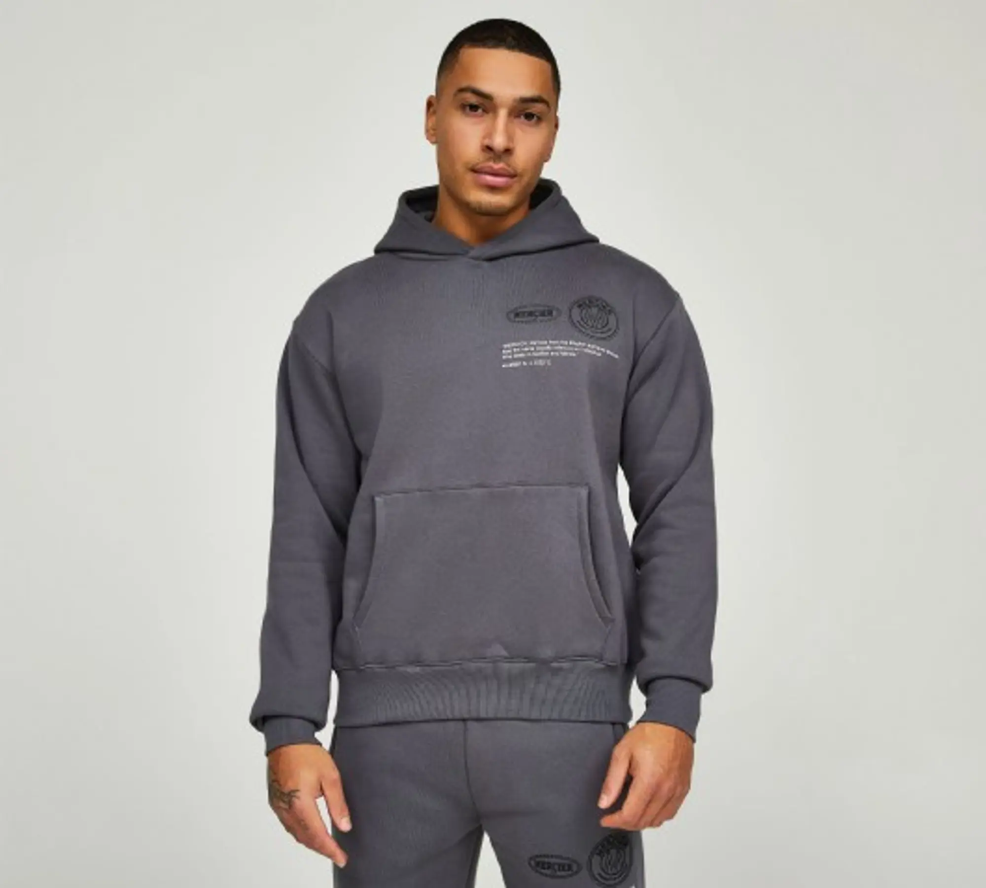 Mercier Caruso Relaxed Overhead Hoodie - Grey - Size S - Grey