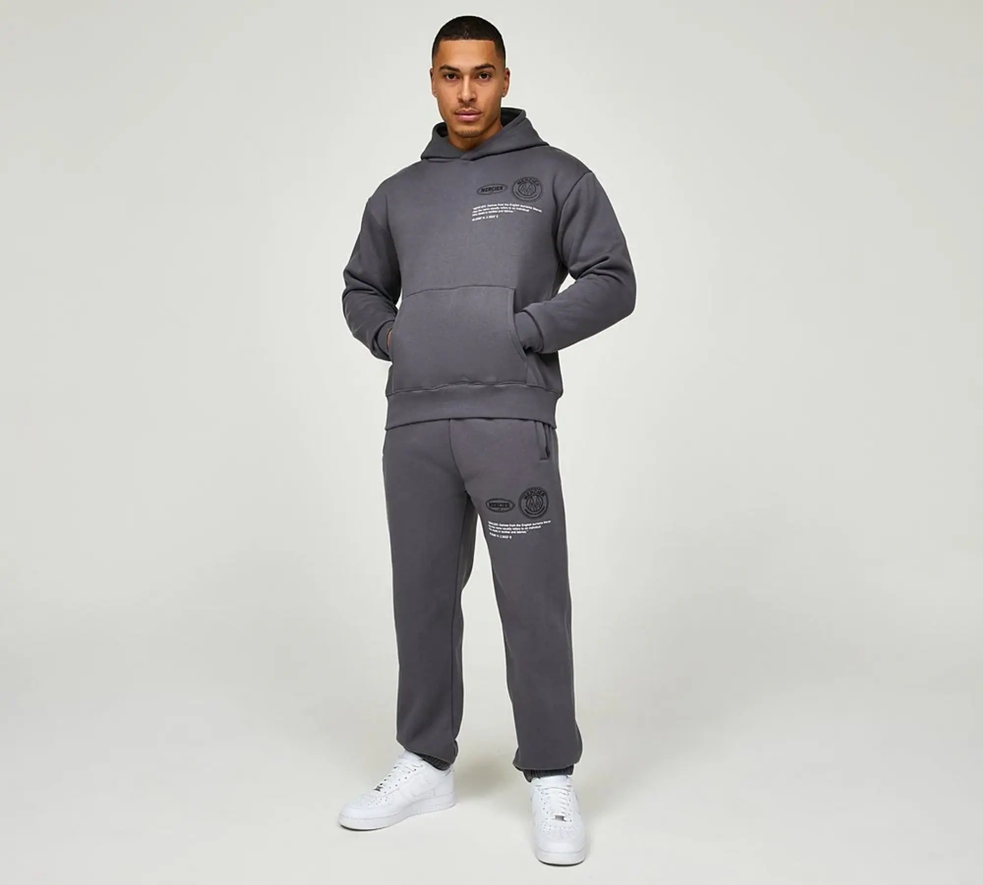 Mercier Caruso Relaxed Overhead Hoodie - Grey - Size S - Grey