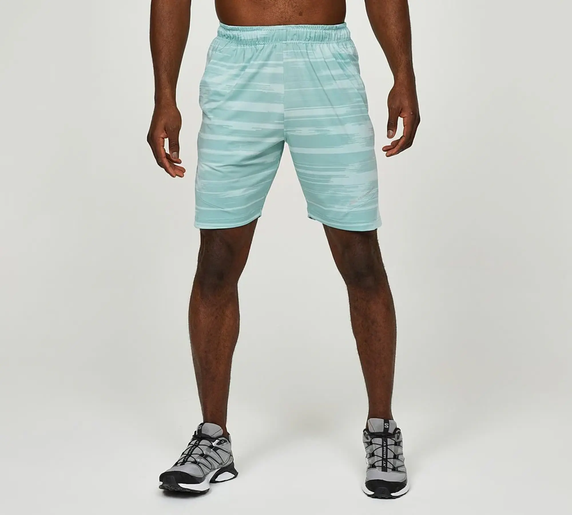 Monterrain Breeze AOP Running Short - Blue - Size 2XL - Blue