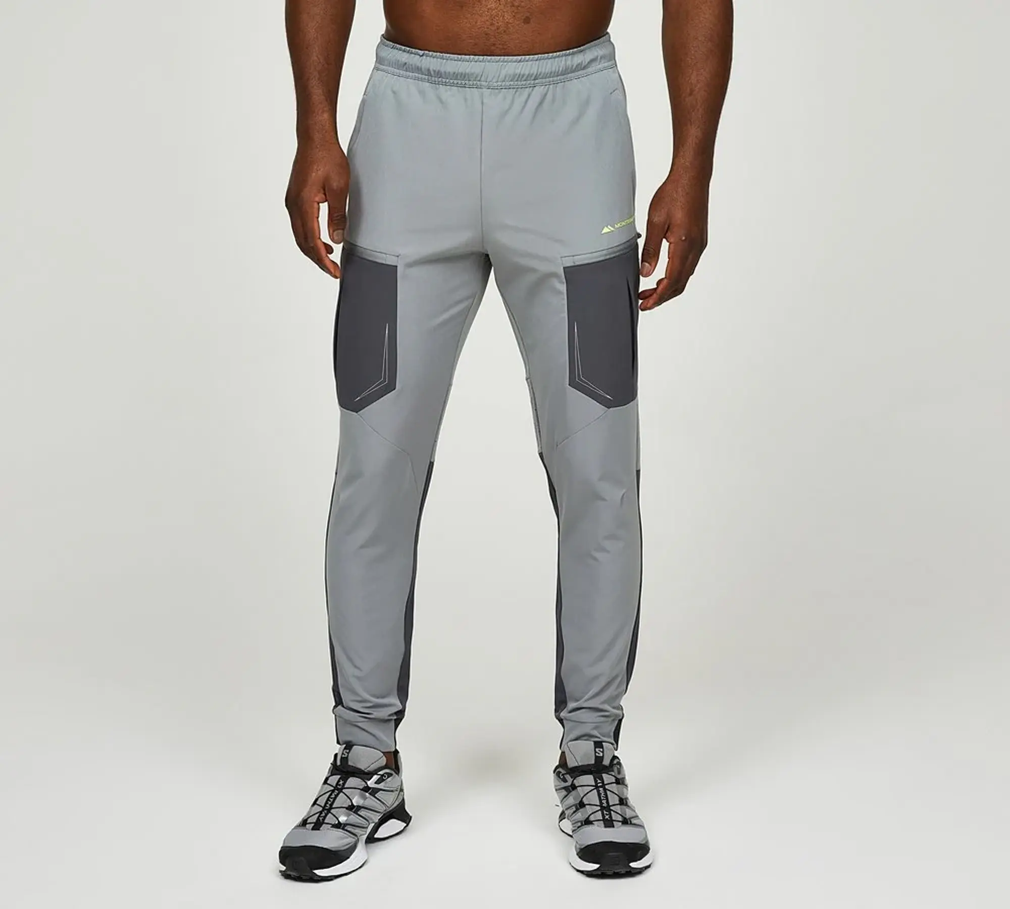 Monterrain Orbit Woven Running Pant - Grey - Size M - Grey