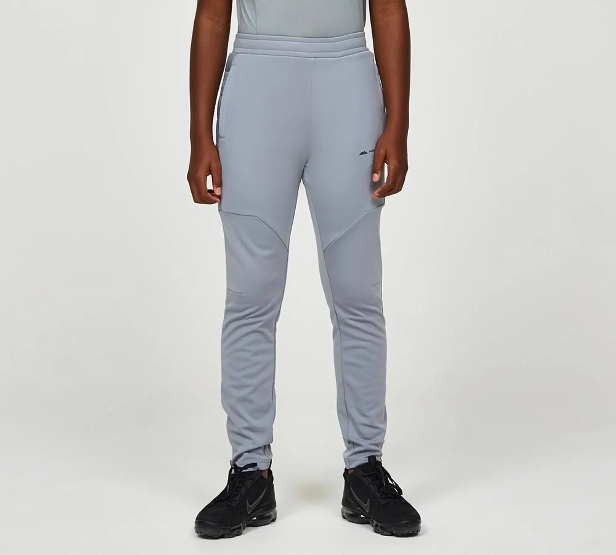 Monterrain Junior Fleet 2.0 Poly Running Pant - Grey - Size M/B - Grey