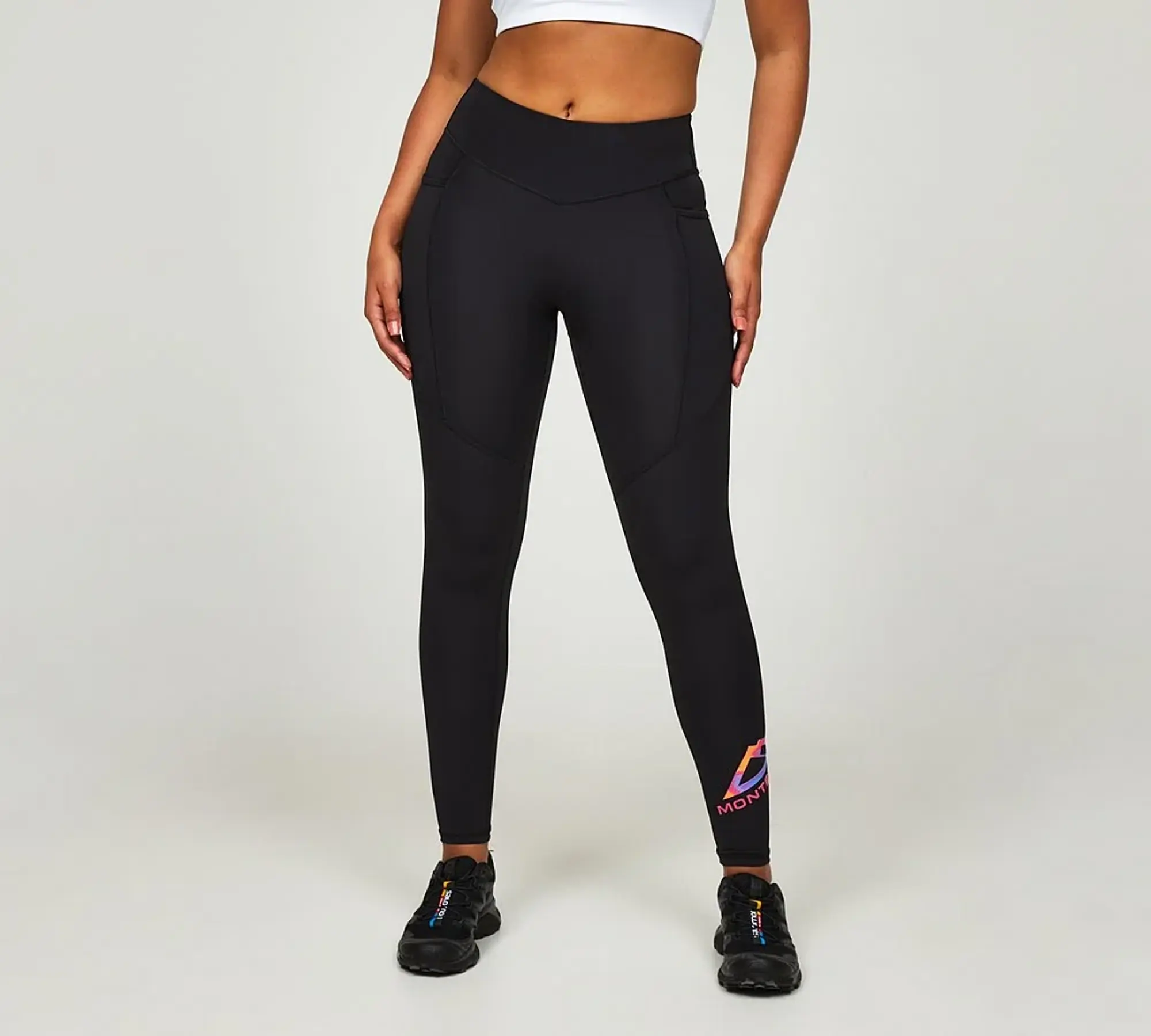Monterrain Womens Glide 2.0 Legging - Black - Size XL - Black